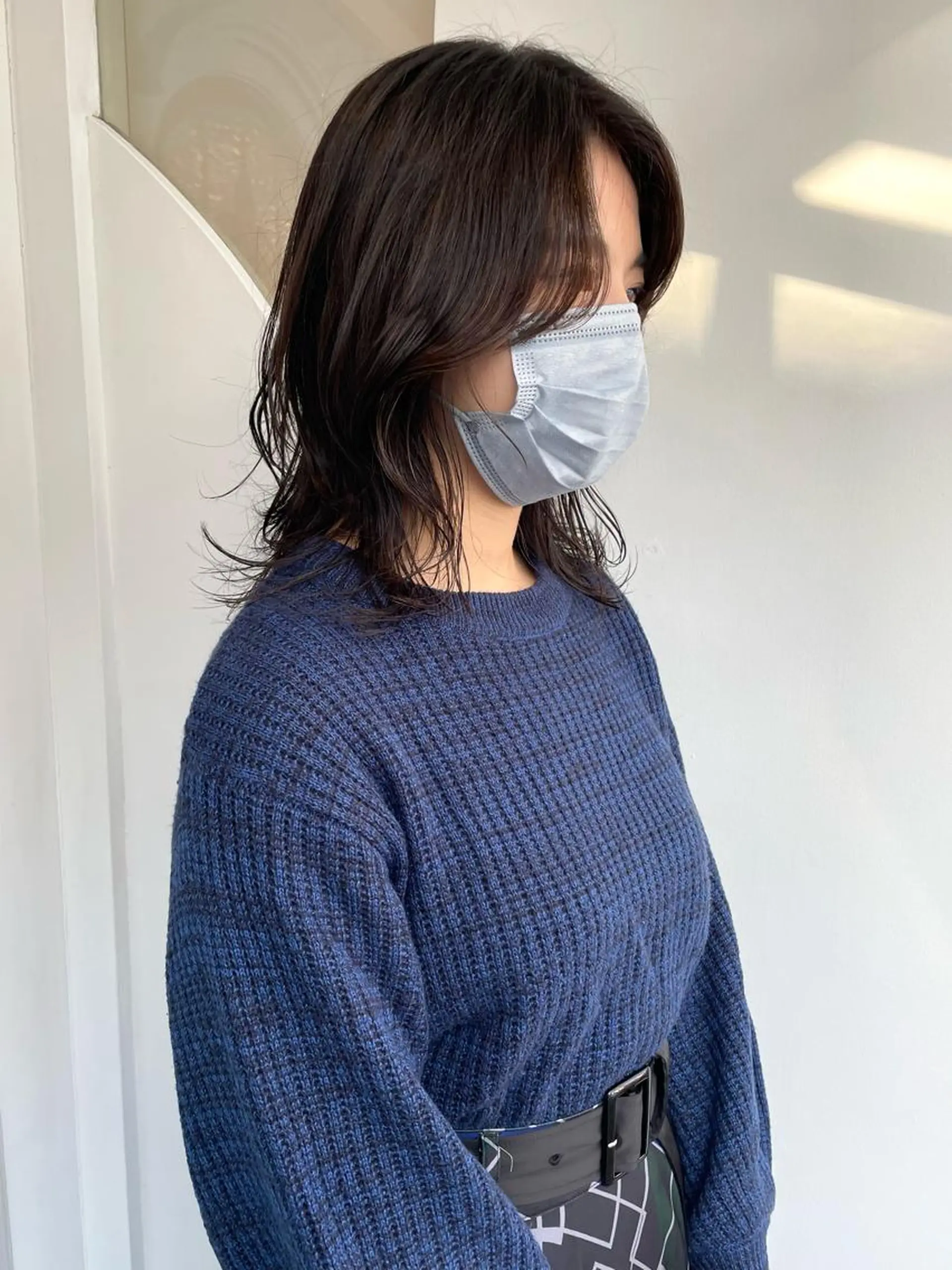 セミロング くびれヘア くびれレイヤー レイヤーカット 🐺高椋 海/ウルフ/レイヤーのヘアスタイル