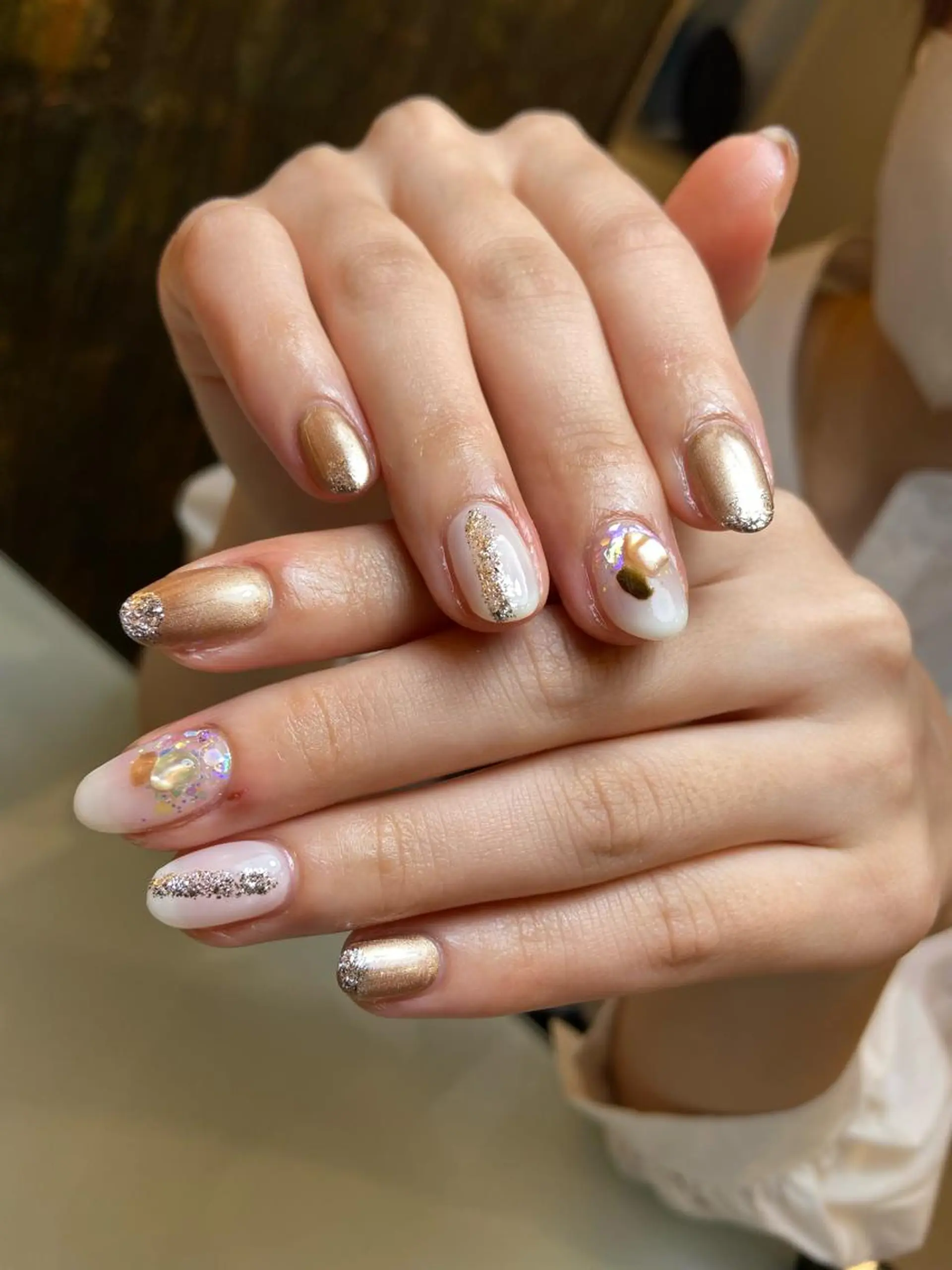 ネイル アートネイル 韓国ネイル マットネイル ミラーネイル ニュアンスネイル 🎀 D.d _nailのネイルデザイン