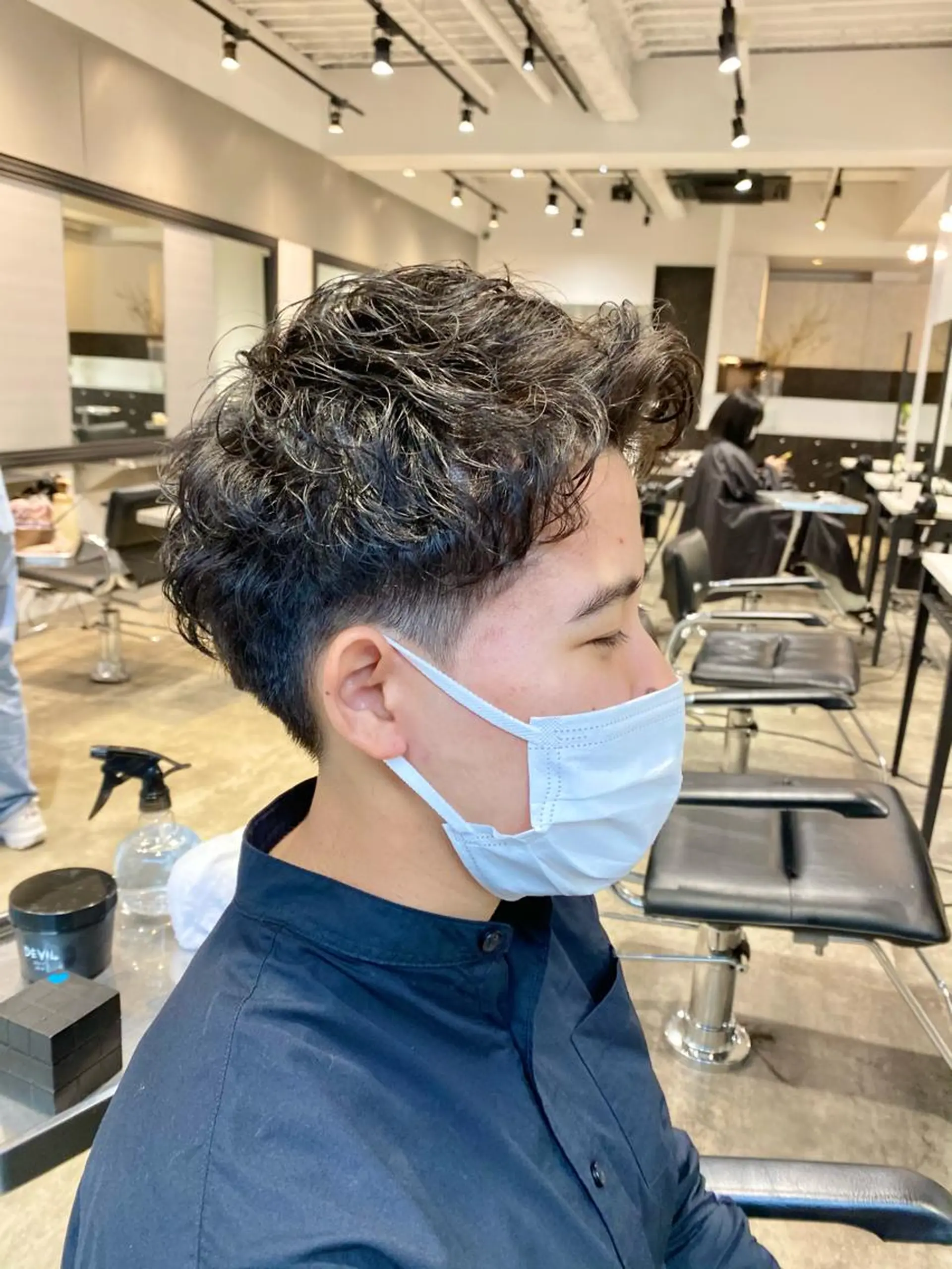 ショート メンズ メンズ就活ヘア メンズパーマ 増子 祐太朗のヘアスタイル