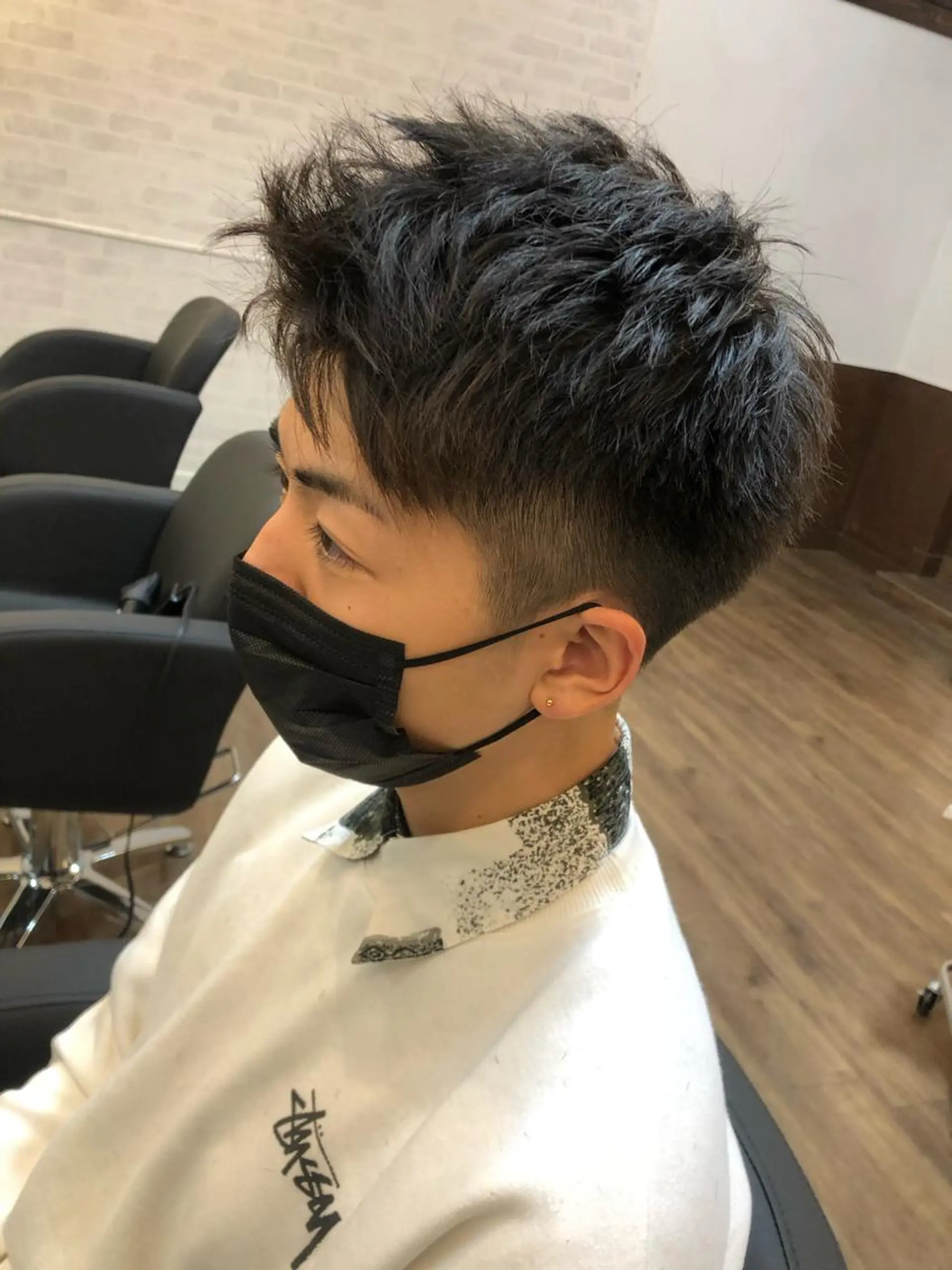 ショート メンズ MATSURI BASE.AWAJIのヘアスタイル