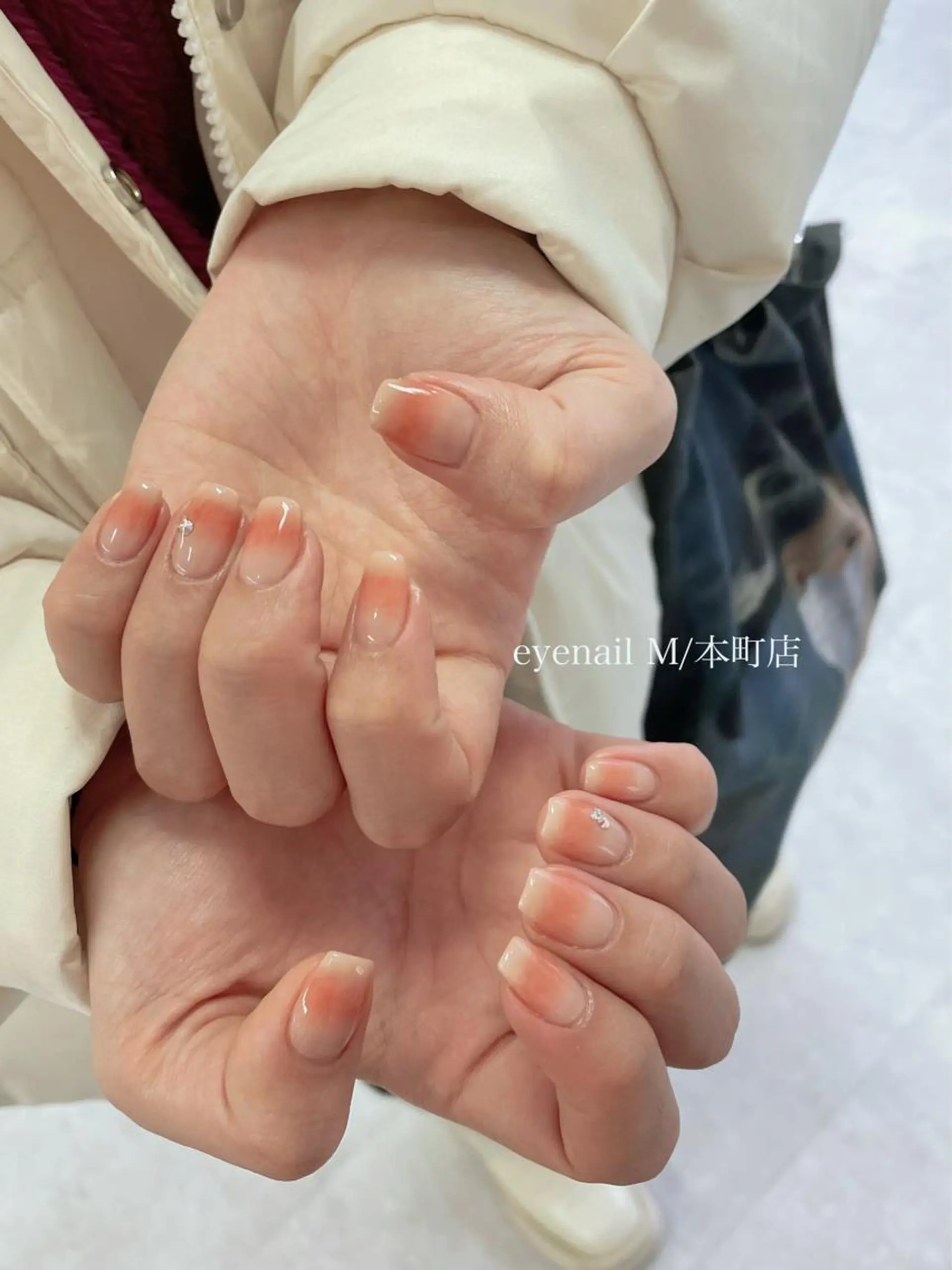 ネイル ストーンネイル ハンドネイル HARU ♡のネイルデザイン