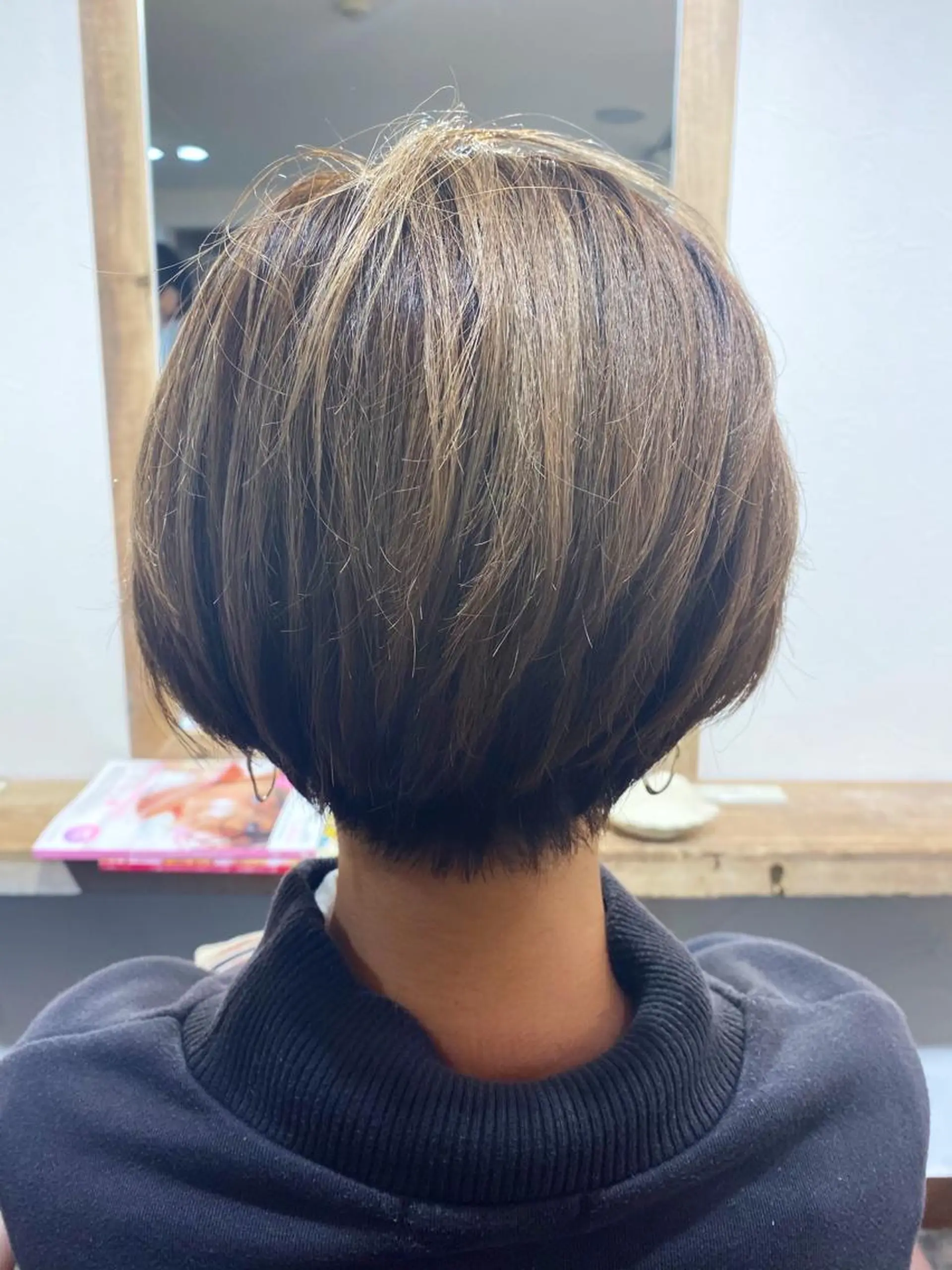 ショート カラー ヘアカラー トリートメント 🌈ショート/レイヤ ーカット/中村崇宏のヘアスタイル