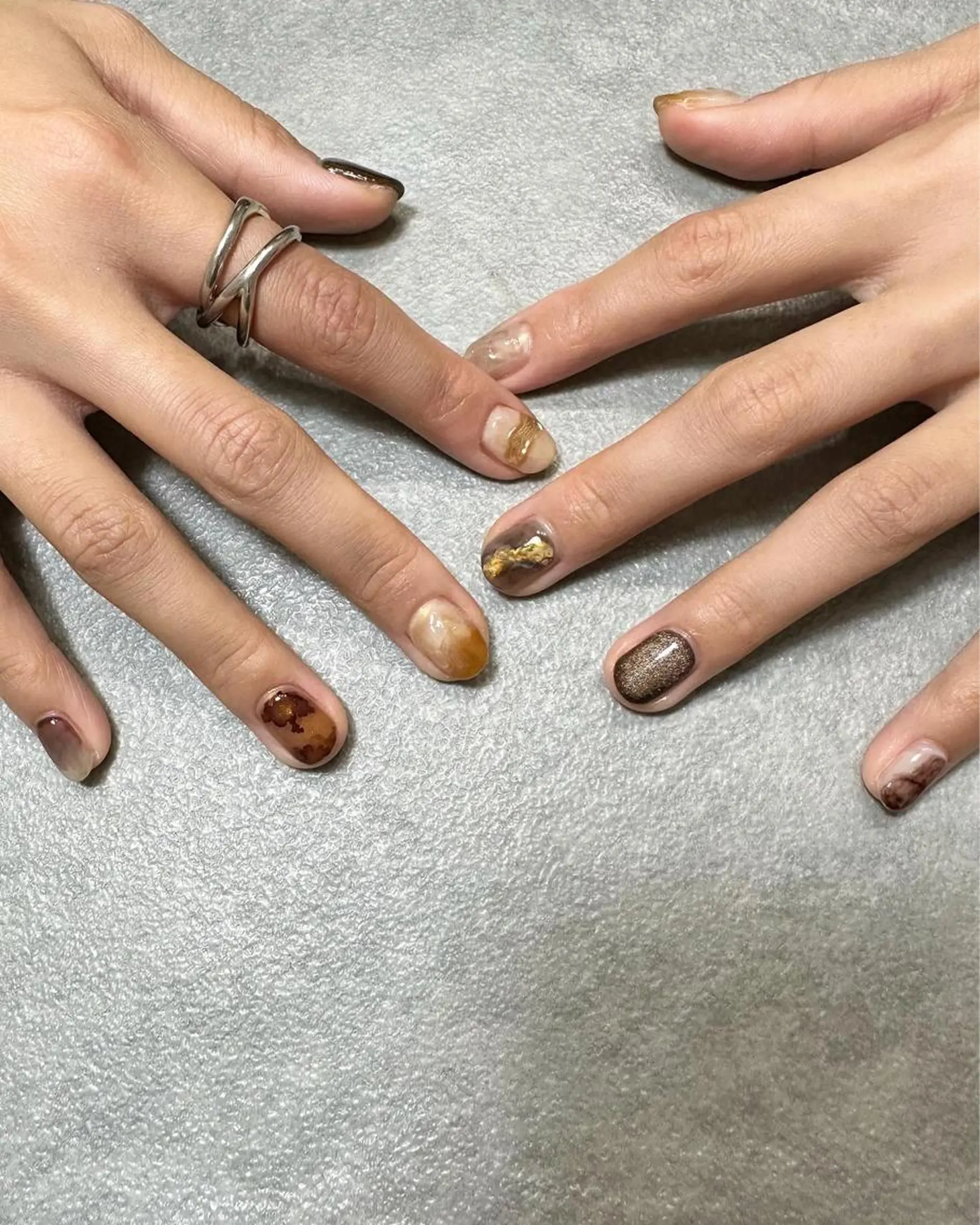 ネイル ハンドネイル フットネイル kiii.__ ✴︎*のネイルデザイン