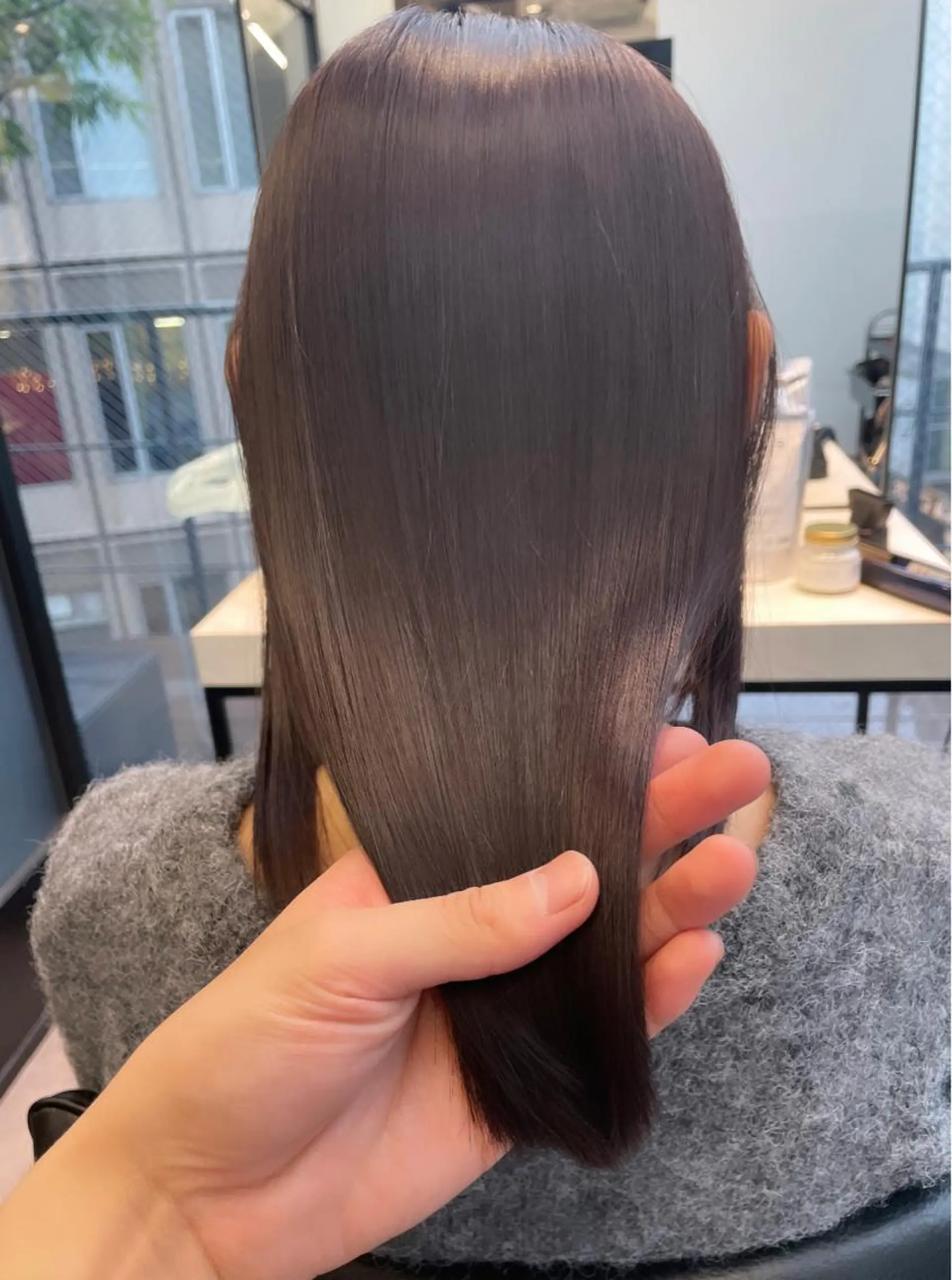 ミディアム 韓国ヘア 店長NEGIのヘアスタイル