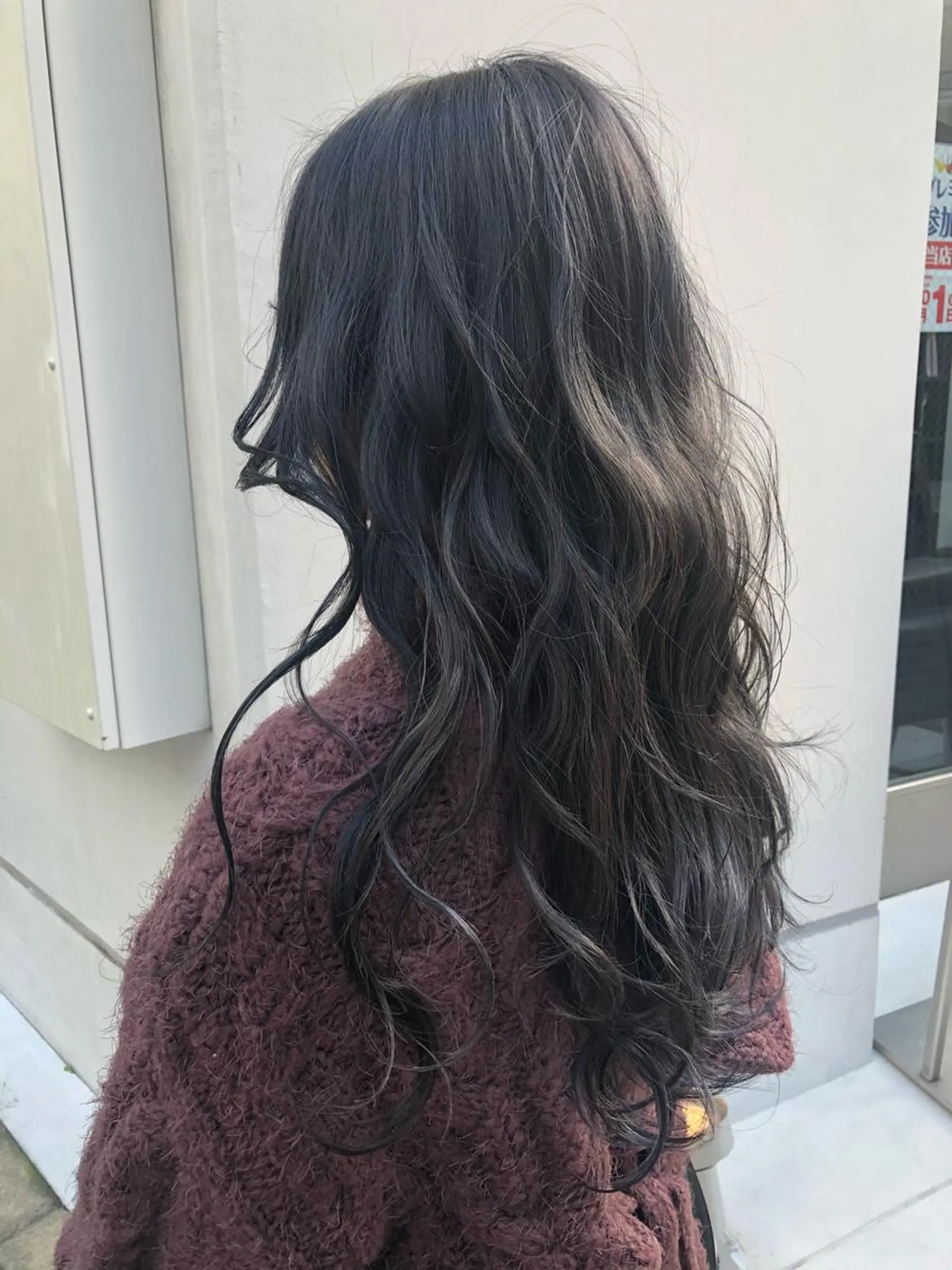 セミロング カラー 韓国ヘア🇰🇷 有田裕也のヘアスタイル