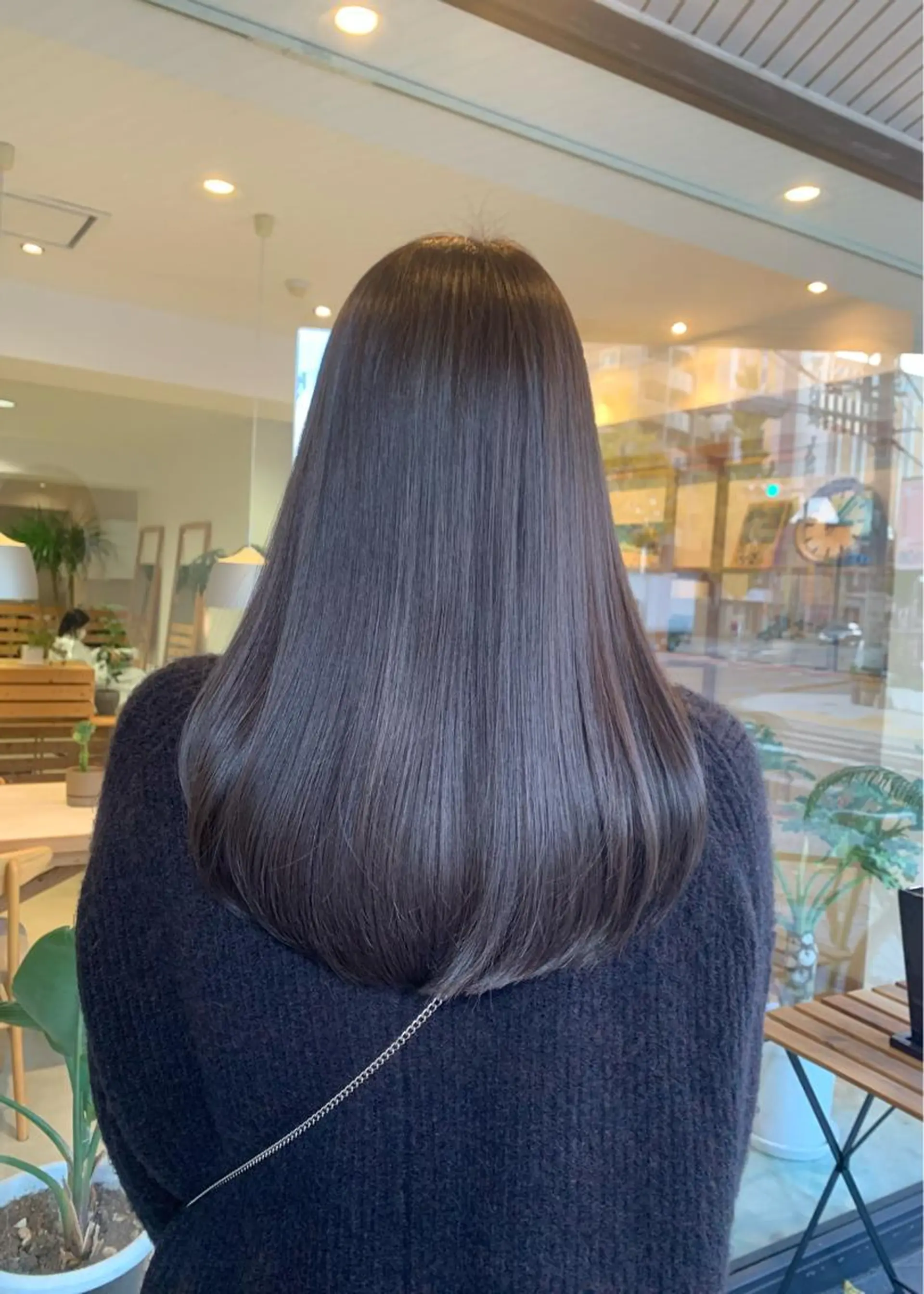 ロング カット トリートメント hoNua. 栄/透明感カラーのヘアスタイル