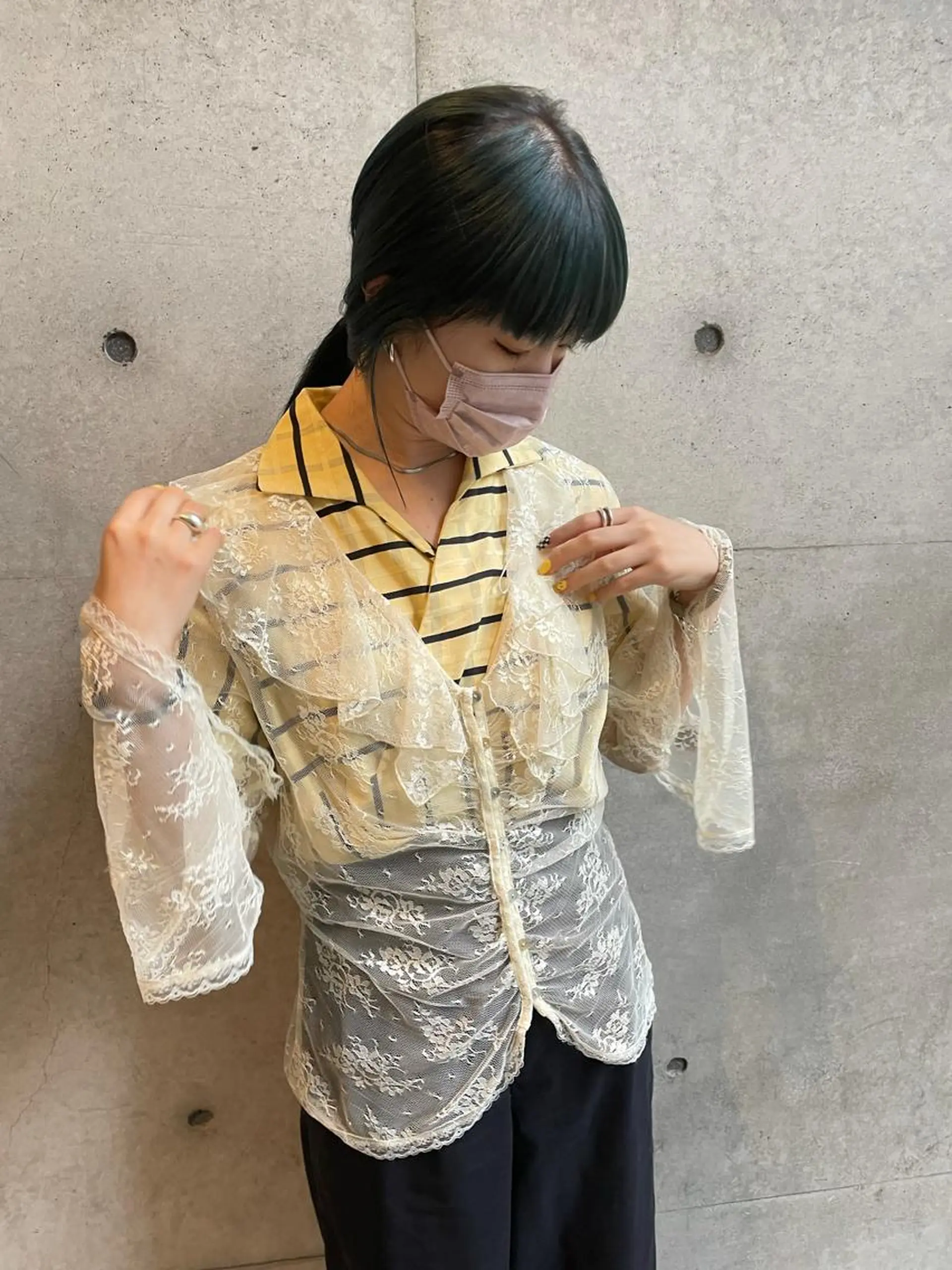 セミロング 田中 碧のヘアスタイル