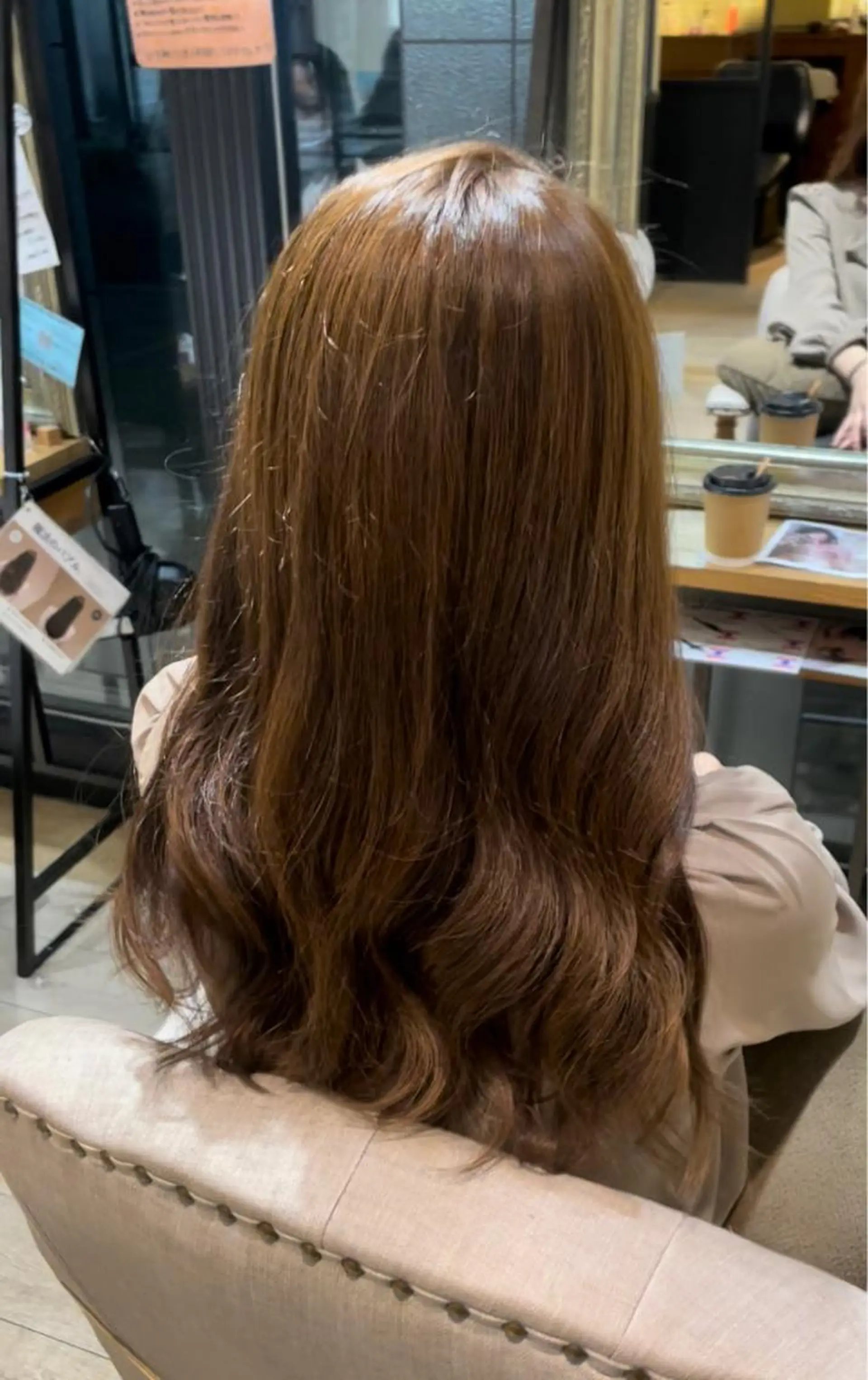 セミロング カラー Hika.ハイトーン 髪質改善🩵ᩚ🫧のヘアスタイル