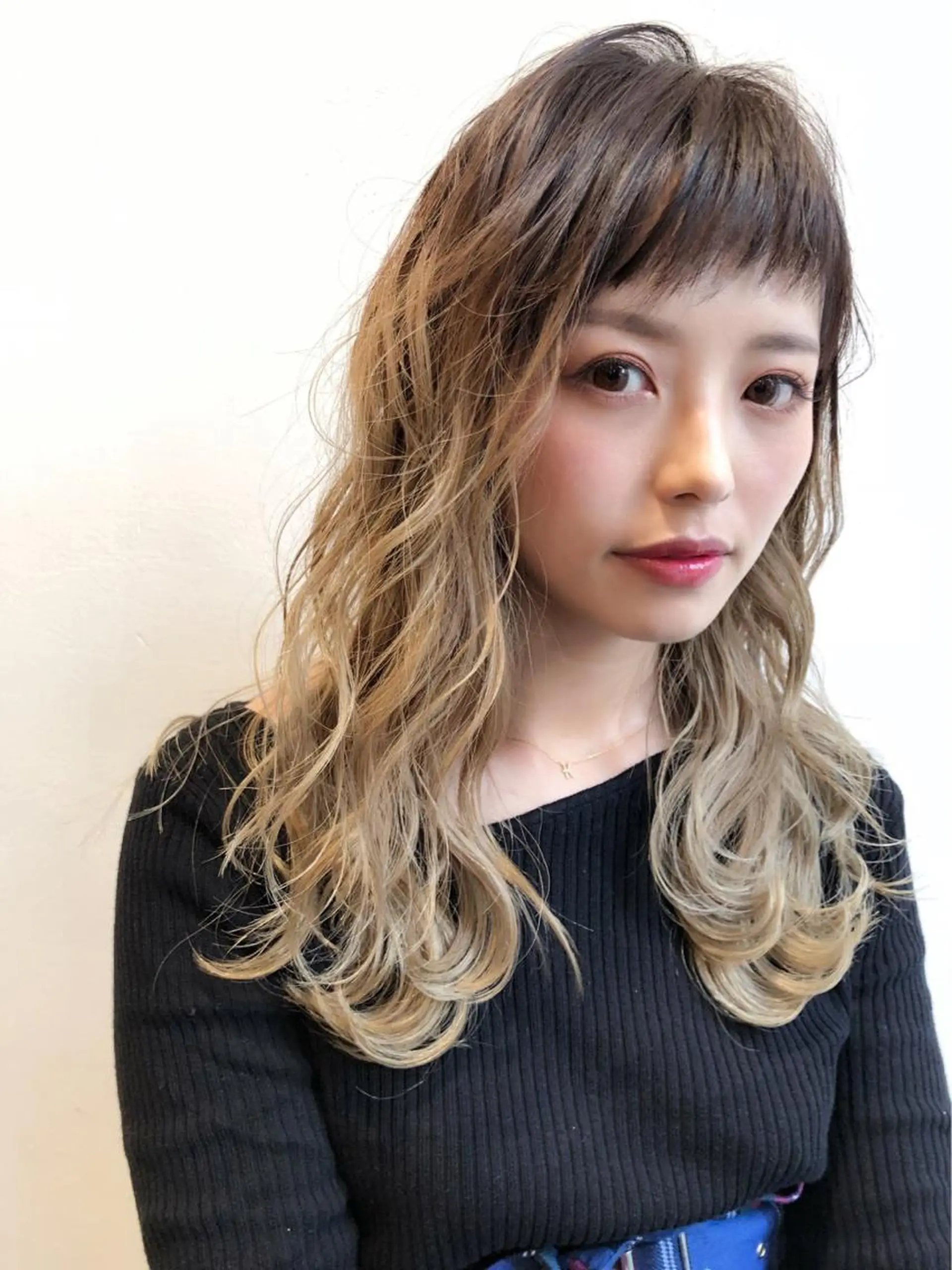 ミディアム カラー メンズカット特化柏駅 徒歩3分LOUのヘアスタイル