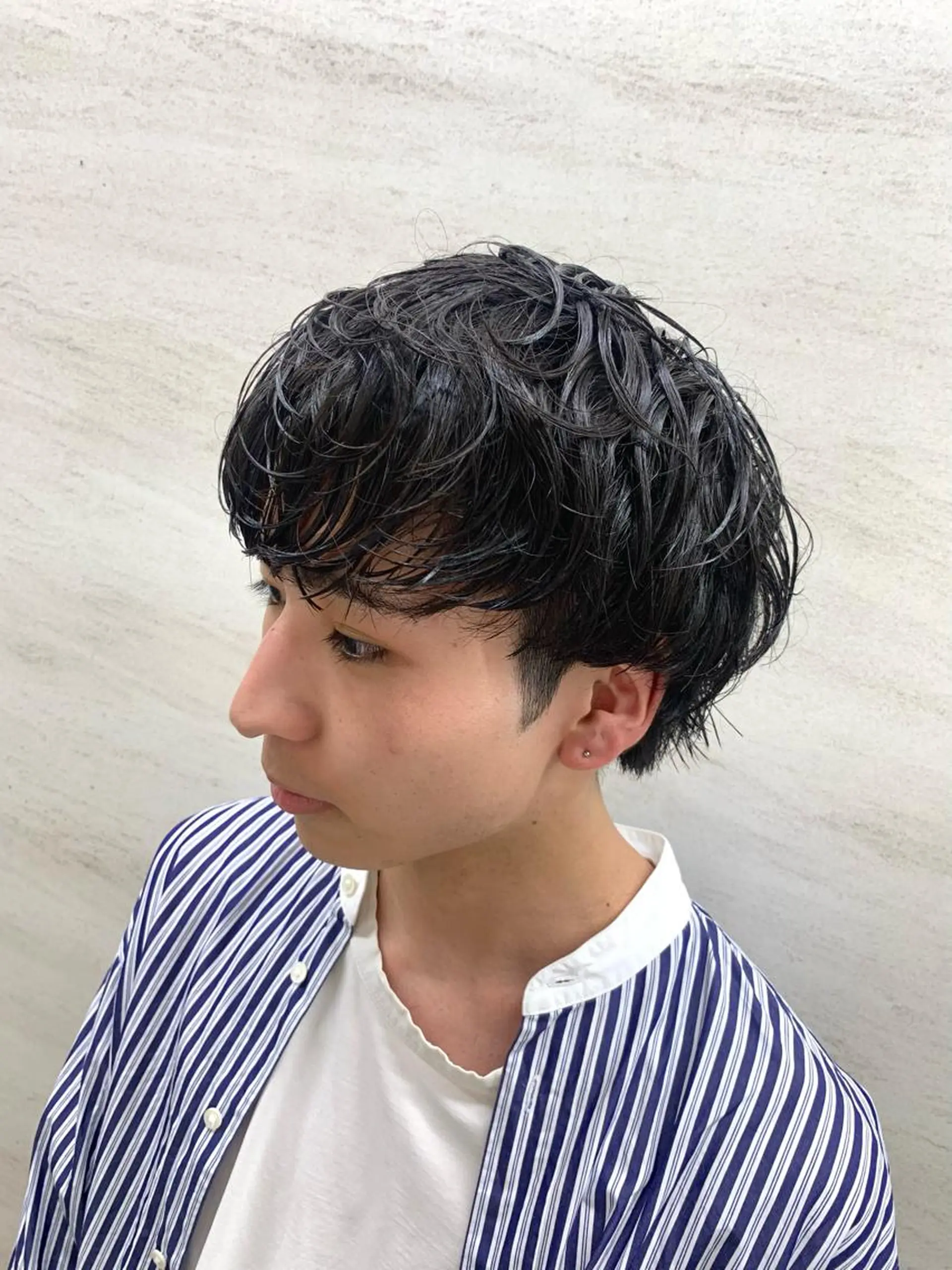 ミディアム メンズ 足立 遼太朗のヘアスタイル
