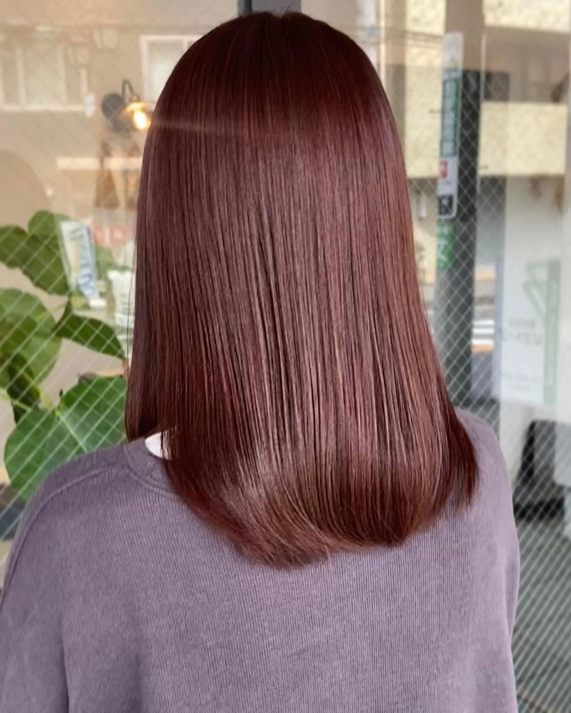 ミディアム 柏韓国ヘア 白石芽衣のヘアスタイル