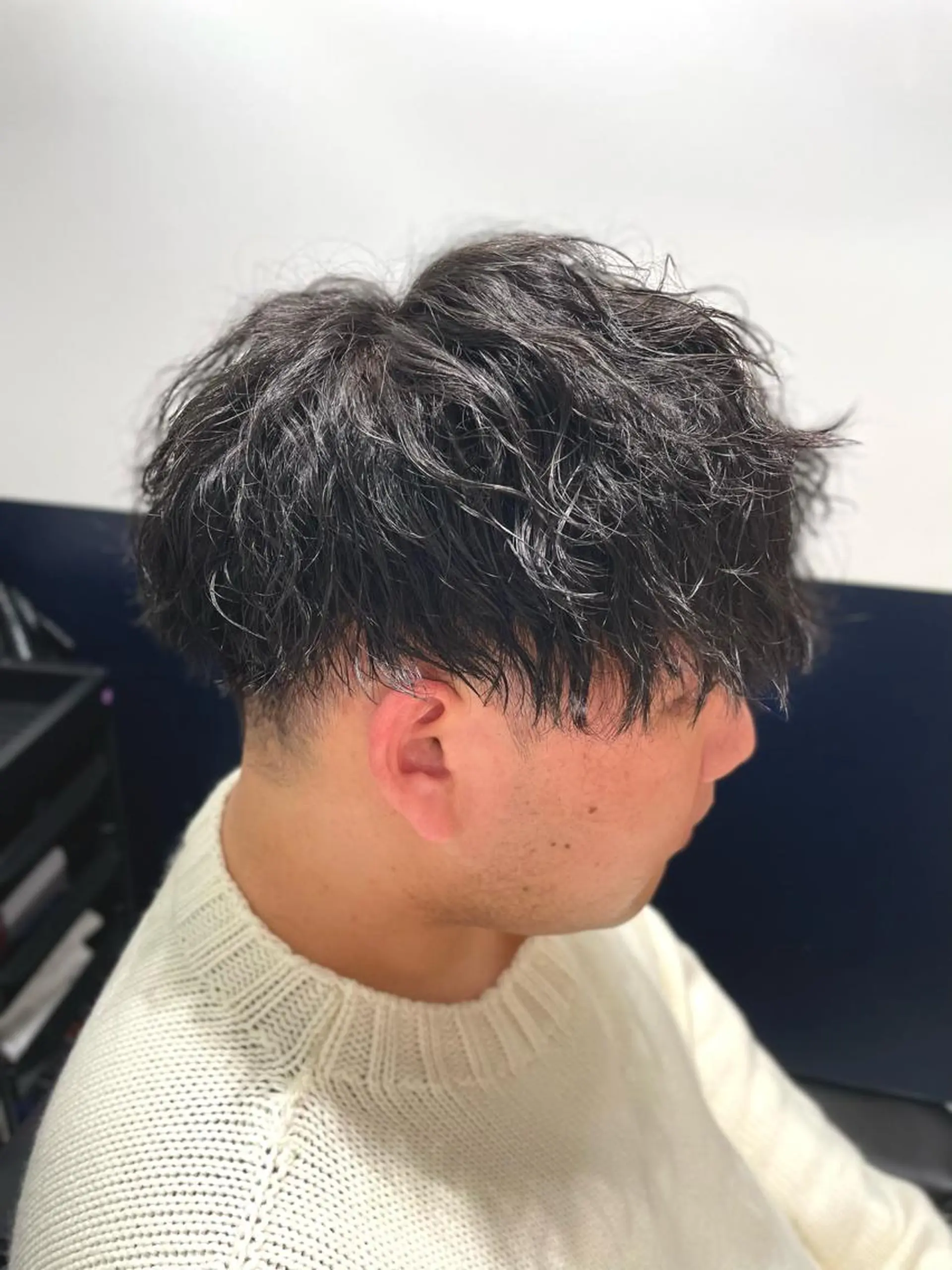 ショート パーマ メンズ メンズパーマ ツイストスパイラルパーマ スパイラルパーマ カット パーマ 銀座メンズカット/ 銀座メンズパーマ/のヘアスタイル