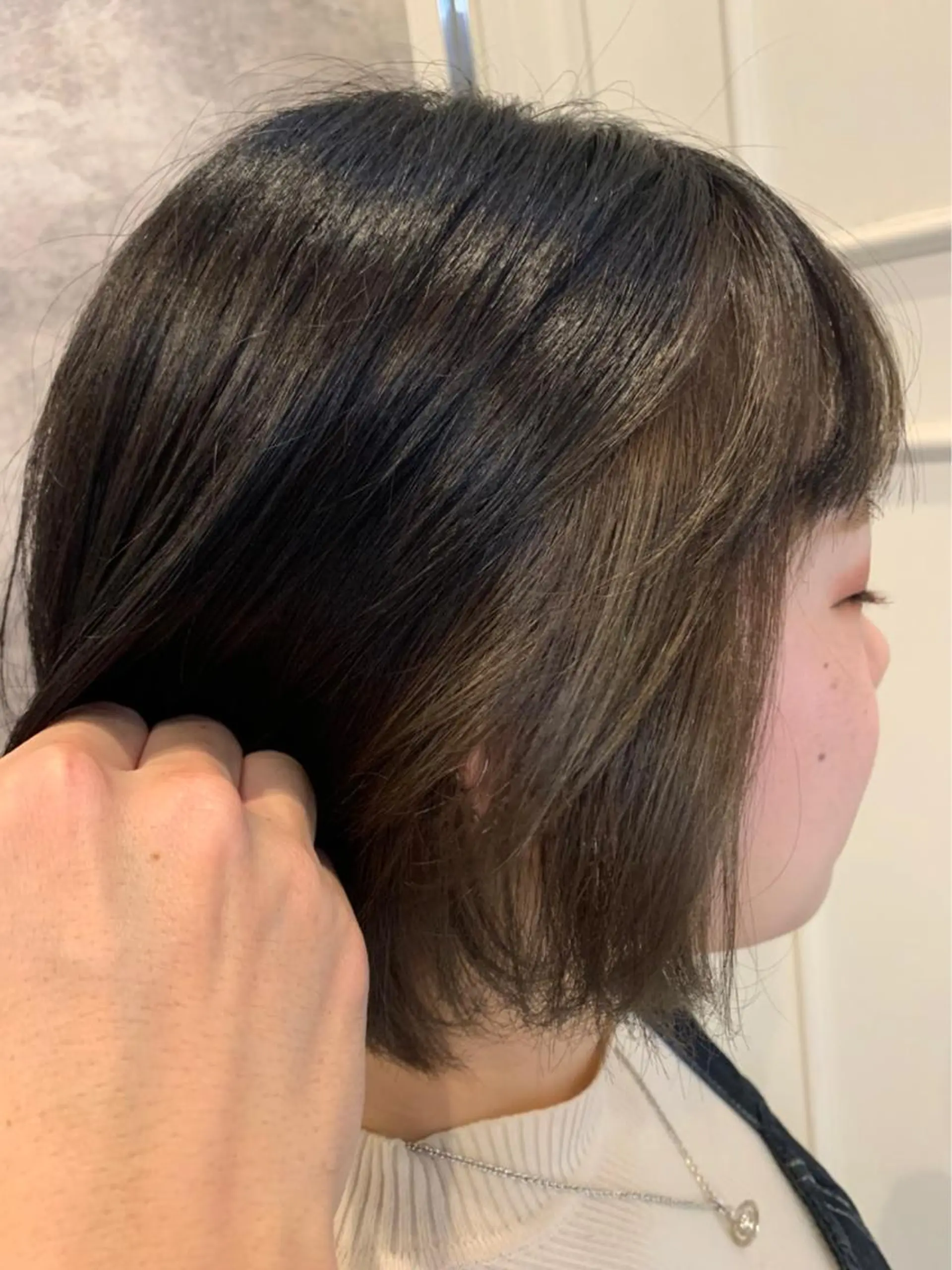 ショート カラー アッシュ ベージュカラー ダークアッシュ 🫟Blanco🫟 Color&Careのヘアスタイル