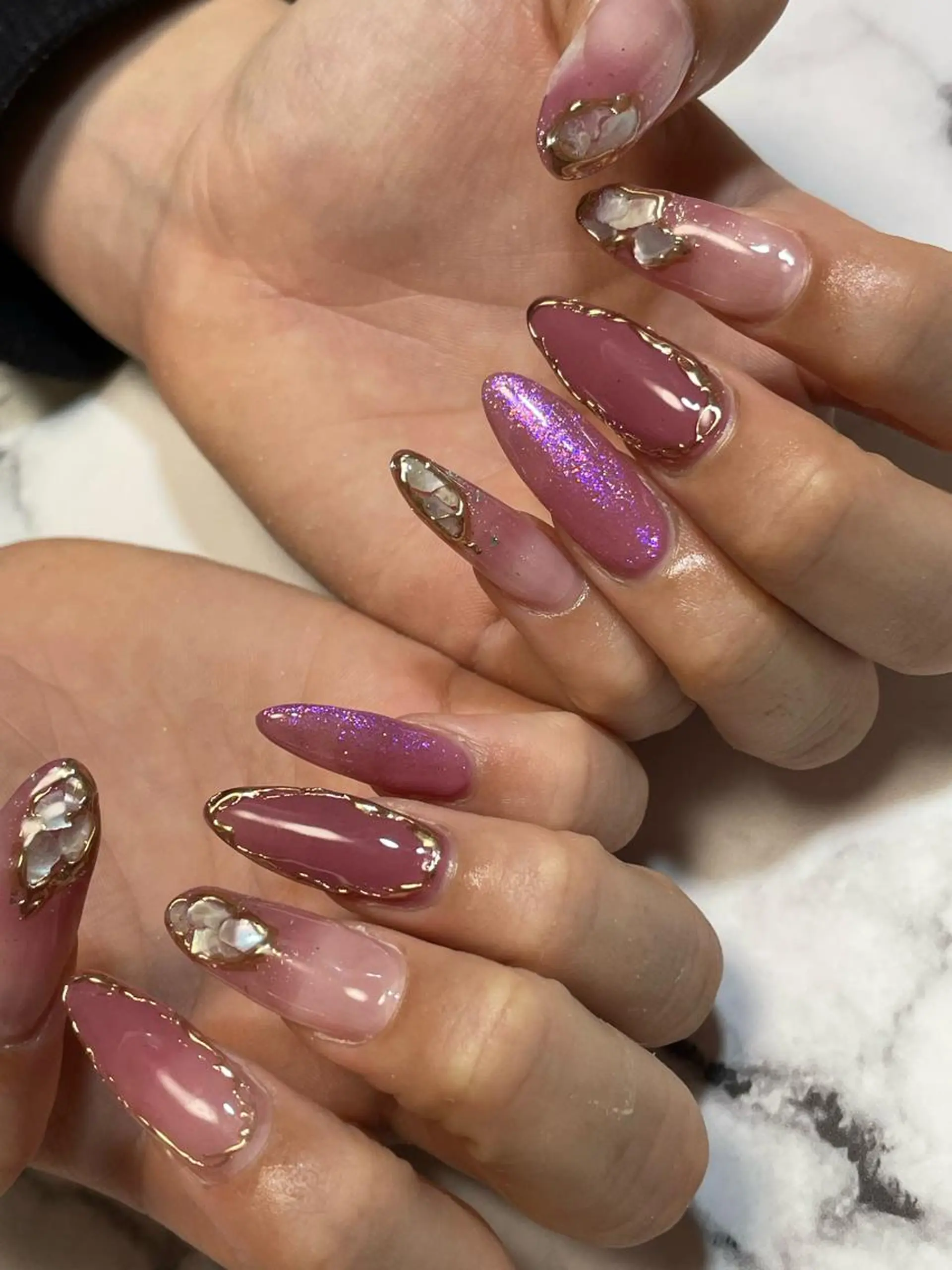 ネイル 長さ出し private salon NIKOのネイルデザイン