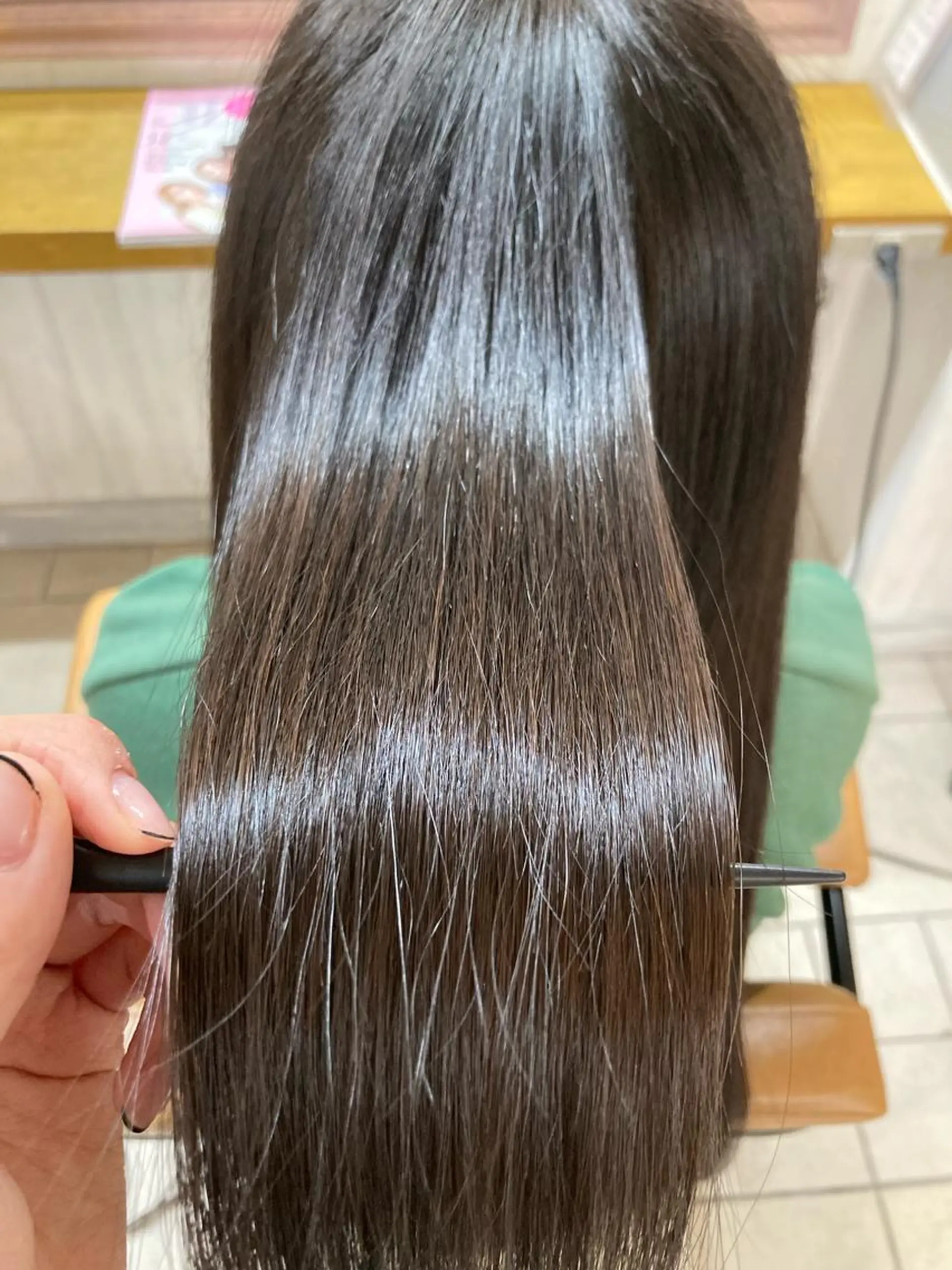 ロング パーマ 髪質改善 トリートメント マカロン富田/本店 大門のヘアスタイル