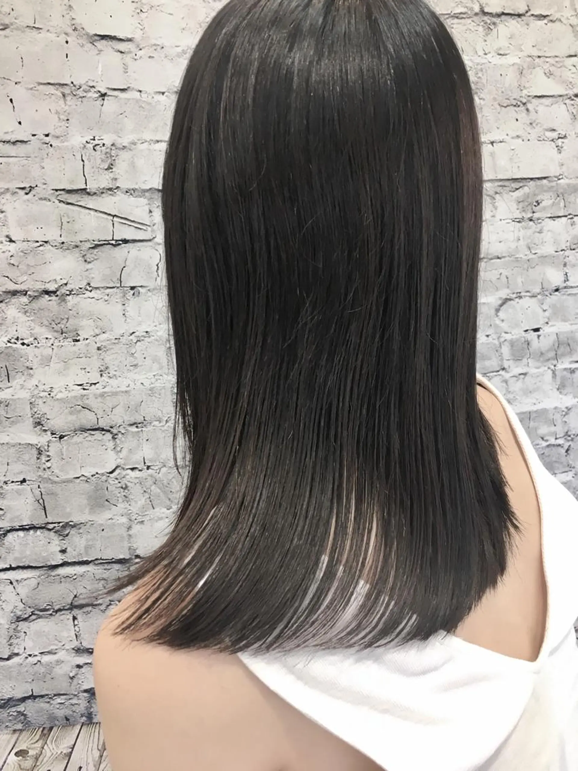 ミディアム カット ヘアカラー トリートメント 瀧本 顕のヘアスタイル