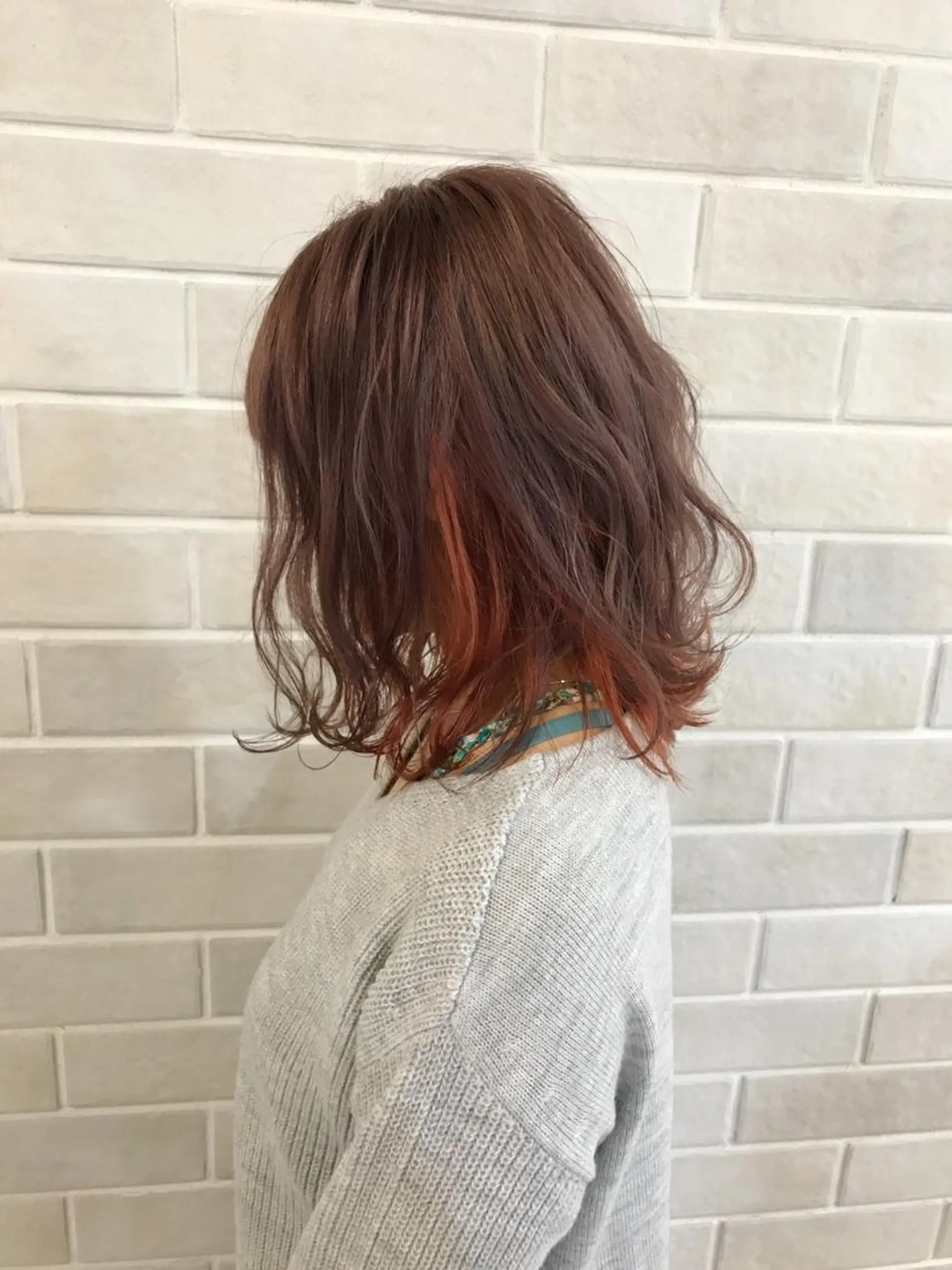 ショート カラー アッシュ ラベンダーカラー ラベンダーアッシュ レッドカラー ヘアカラー トリートメント ✂︎マンツーマン施術 ａｙｅ✂︎のヘアスタイル
