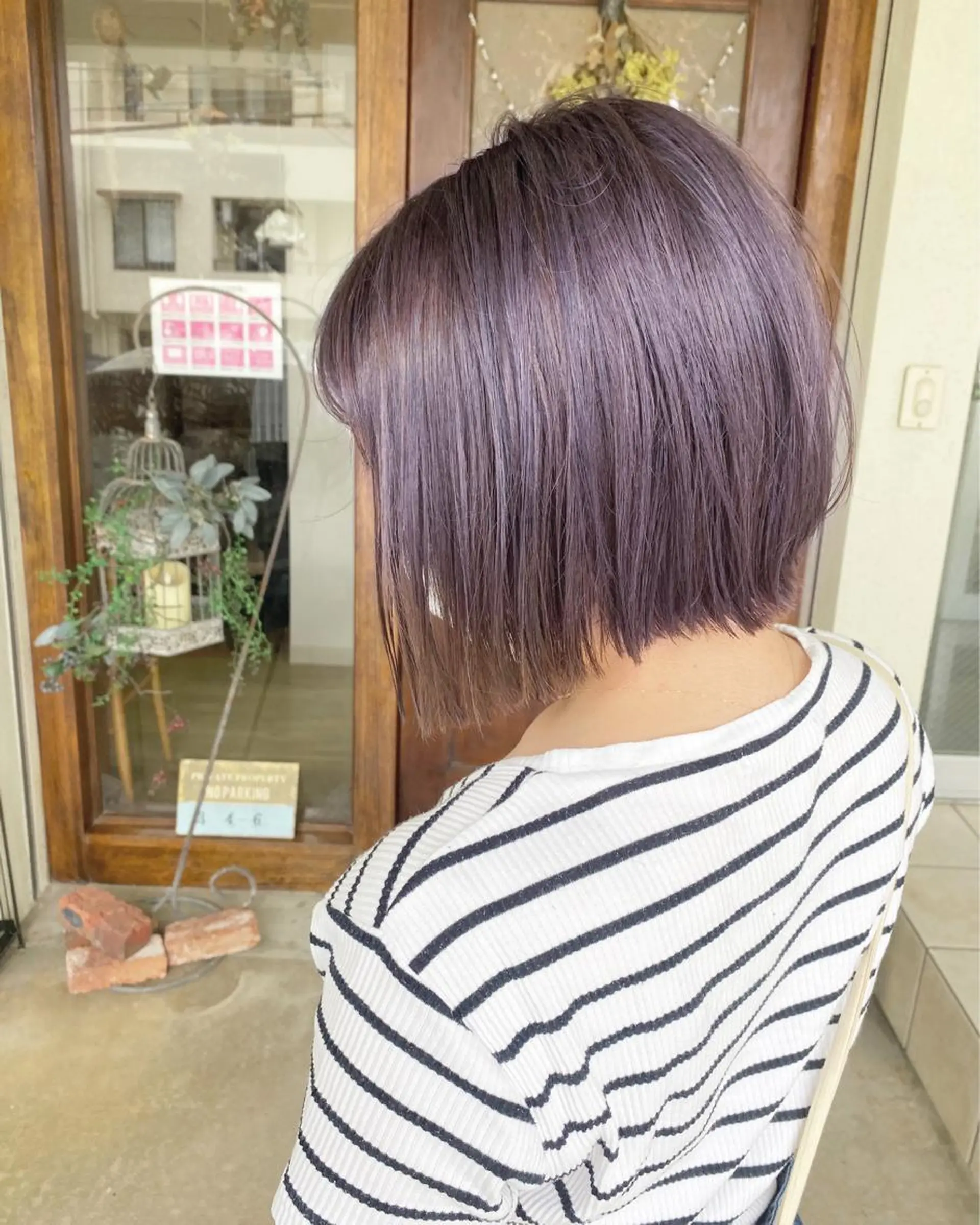 ショート カラー ハイライトカラー ハイライト カット ヘアカラー grand juteのヘアスタイル
