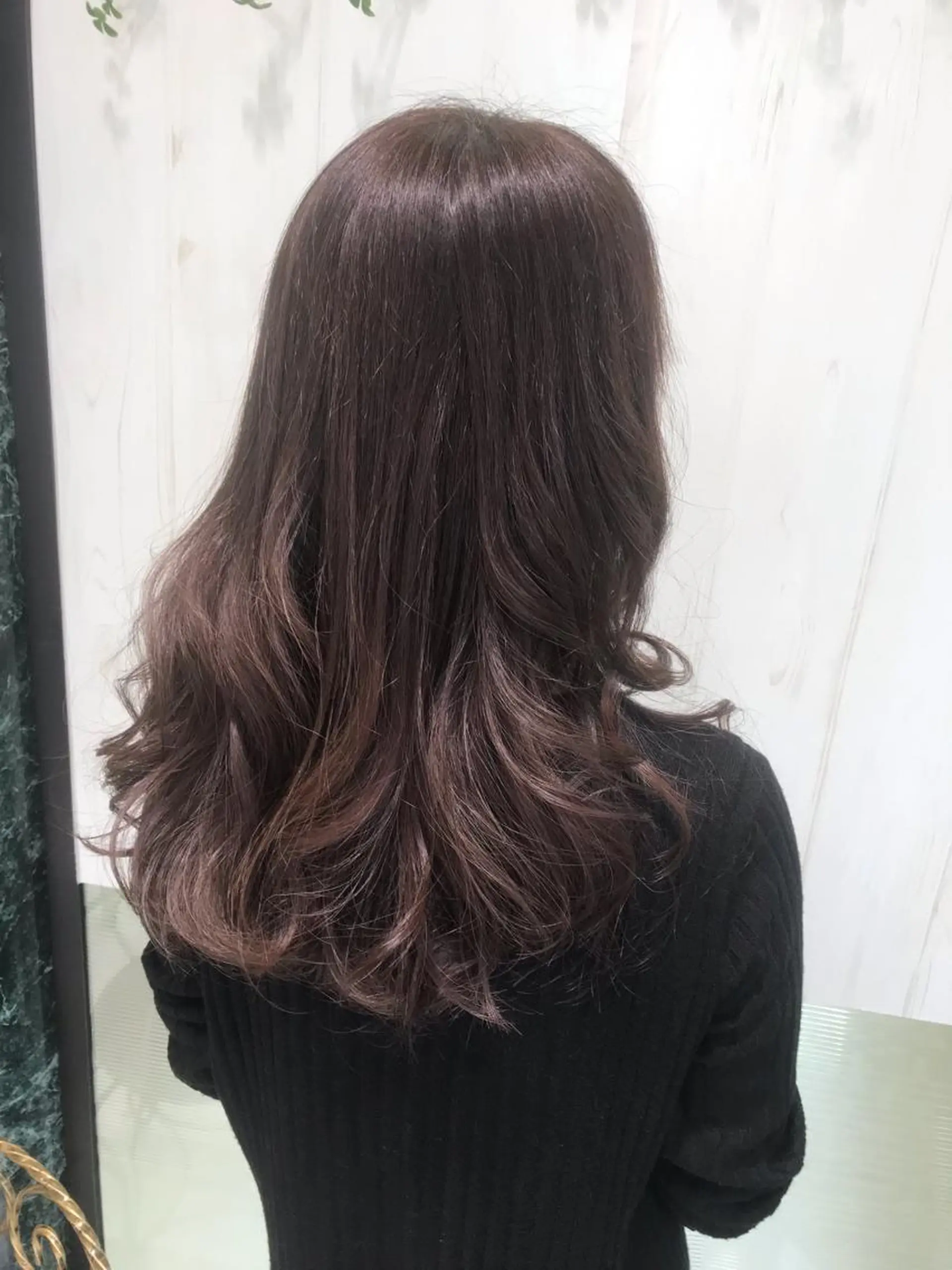 ロング カラー カット ヘアカラー 奈良崎 和弘のヘアスタイル