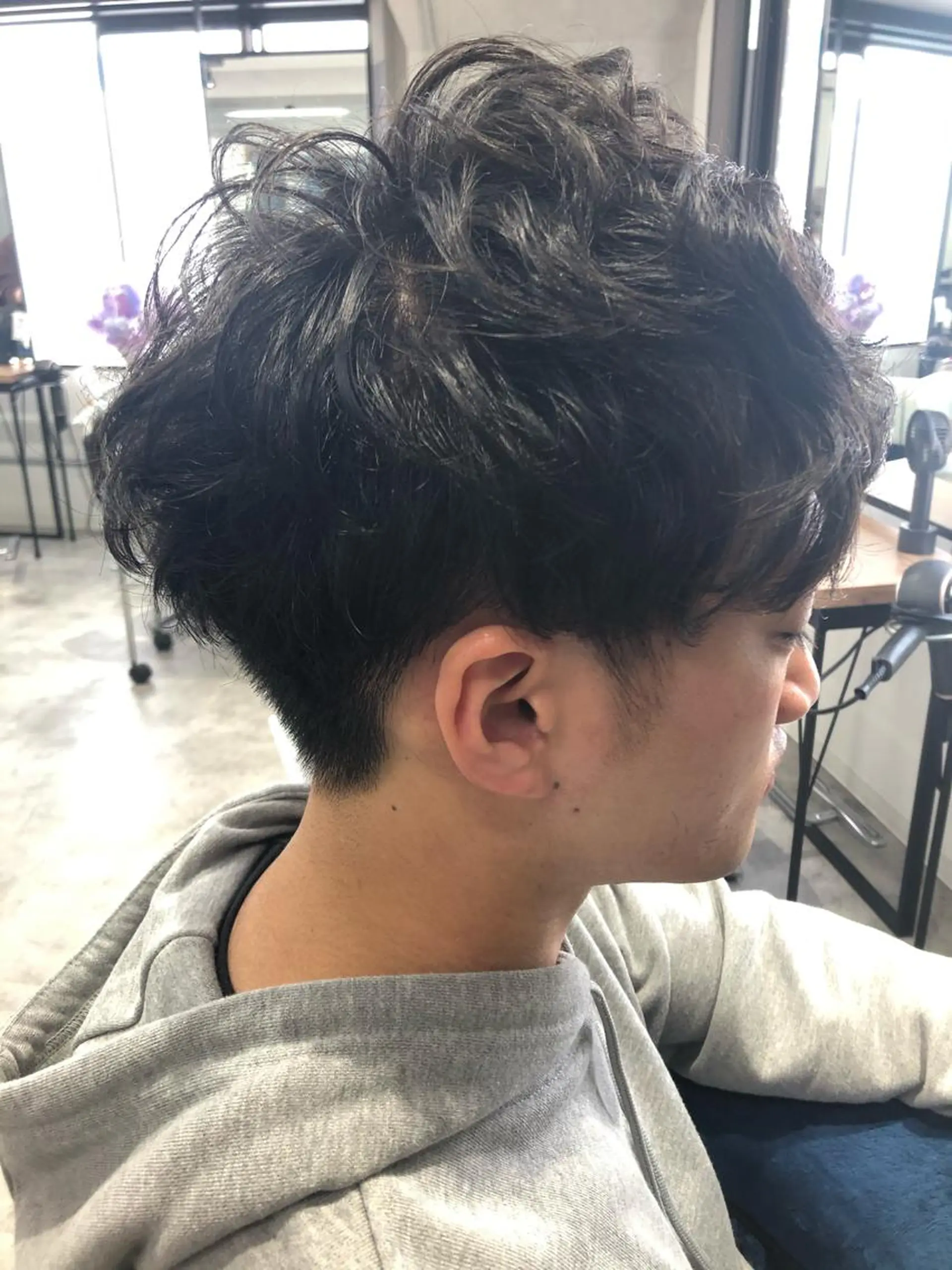 メンズ メンズパーマ Noyヨシモト ヒロトのヘアスタイル