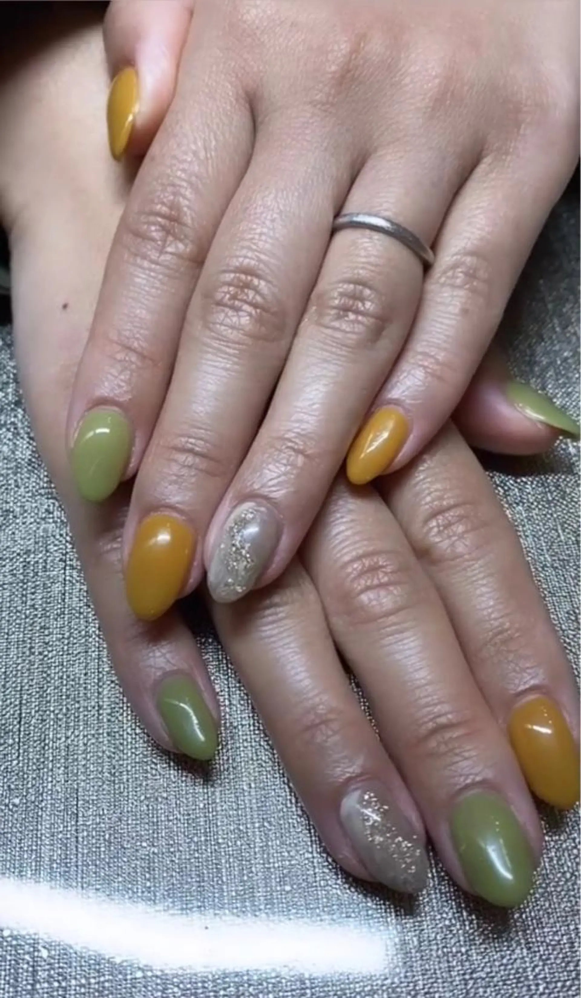 ミディアム ハンドネイル cattleya nailのネイルデザイン