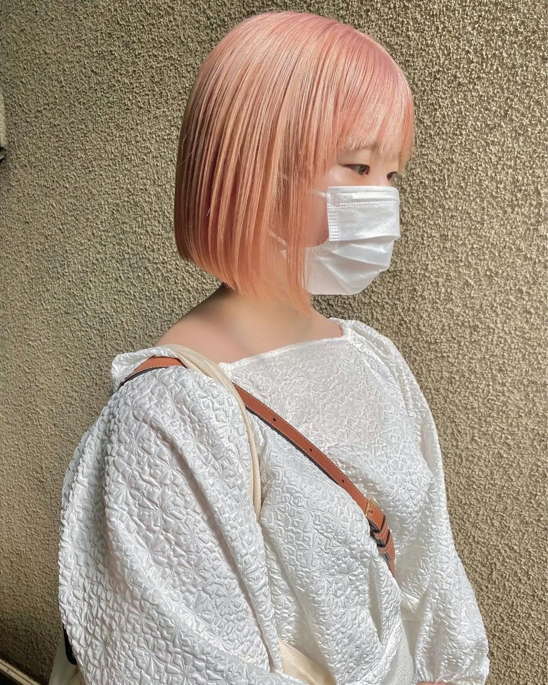 ショート カラー ピンクカラー ホワイトピンク ハイトーン/デザイン hirokiのヘアスタイル