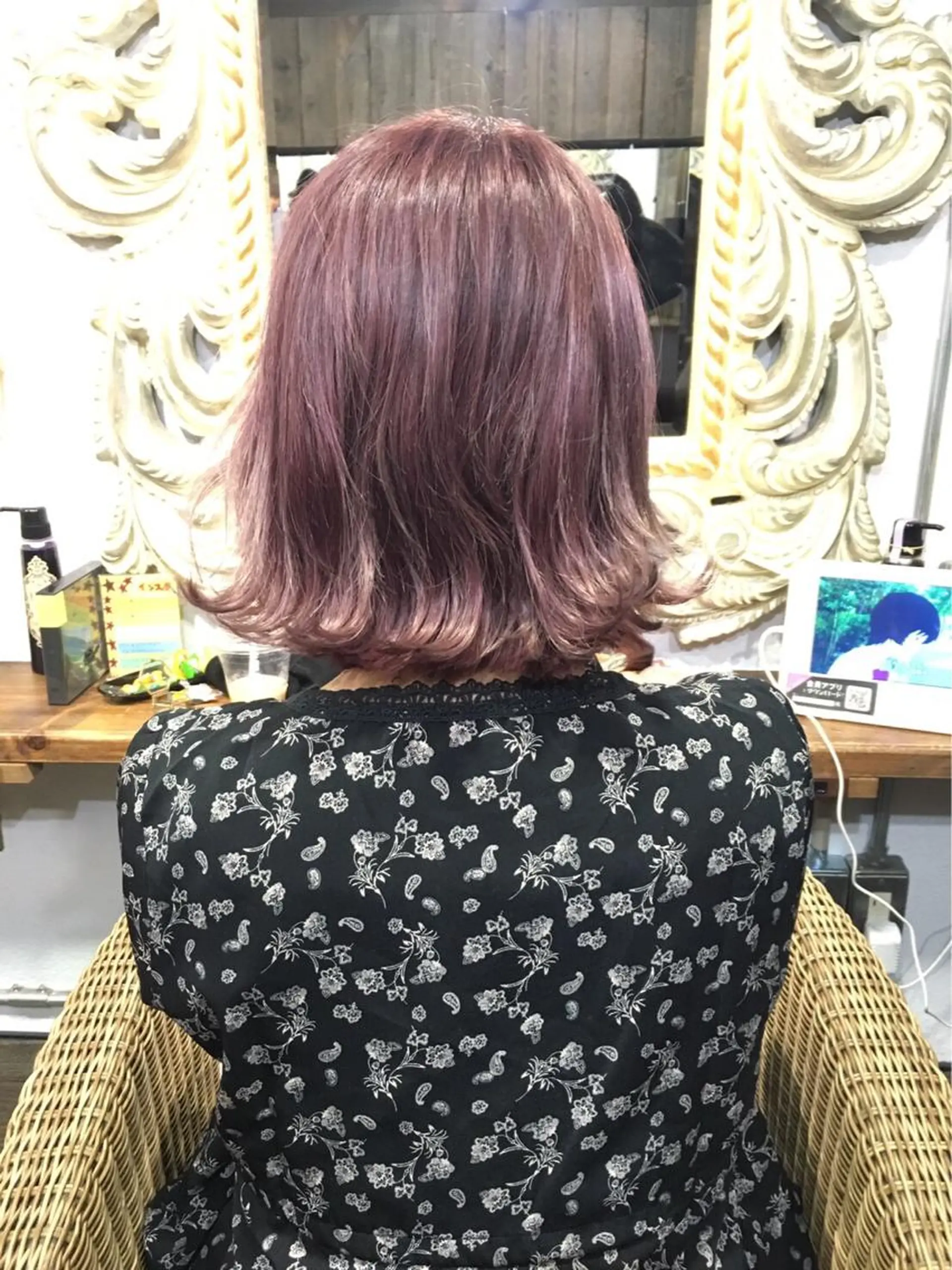 ショート カラー ピンクカラー ローズカラー 外国人風カラー 🧡ショートの達人 🧡SHOのヘアスタイル