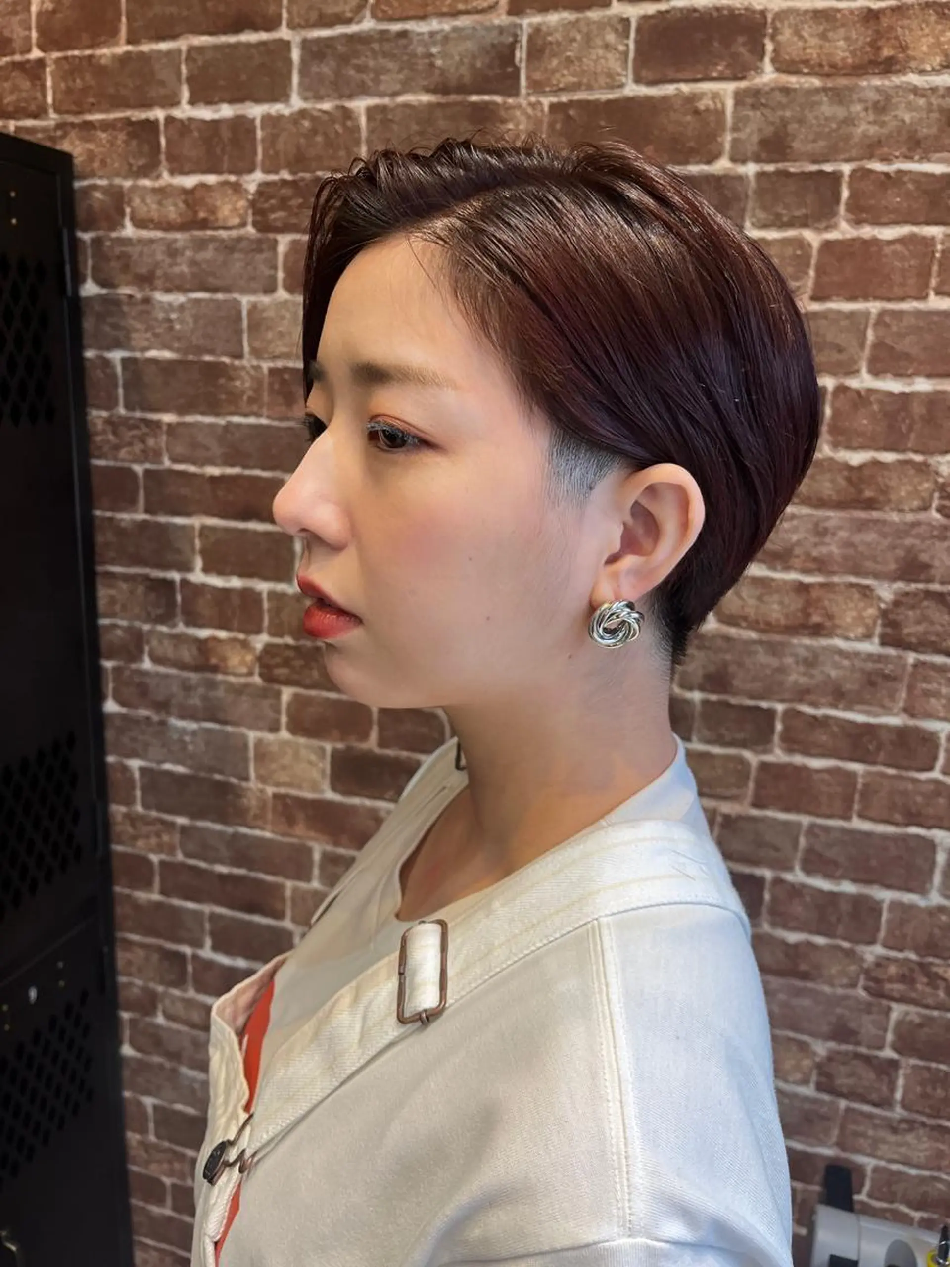 ショート カラー パーマ ヘアアレンジ メンズ キッズ ネイル マツエク・マツパ アイブロウ メンズパーマ ブラウンカラー ケアカラー 透明感カラー ピンクカラー ヘッドスパ 久木原 ゆりのヘアスタイル