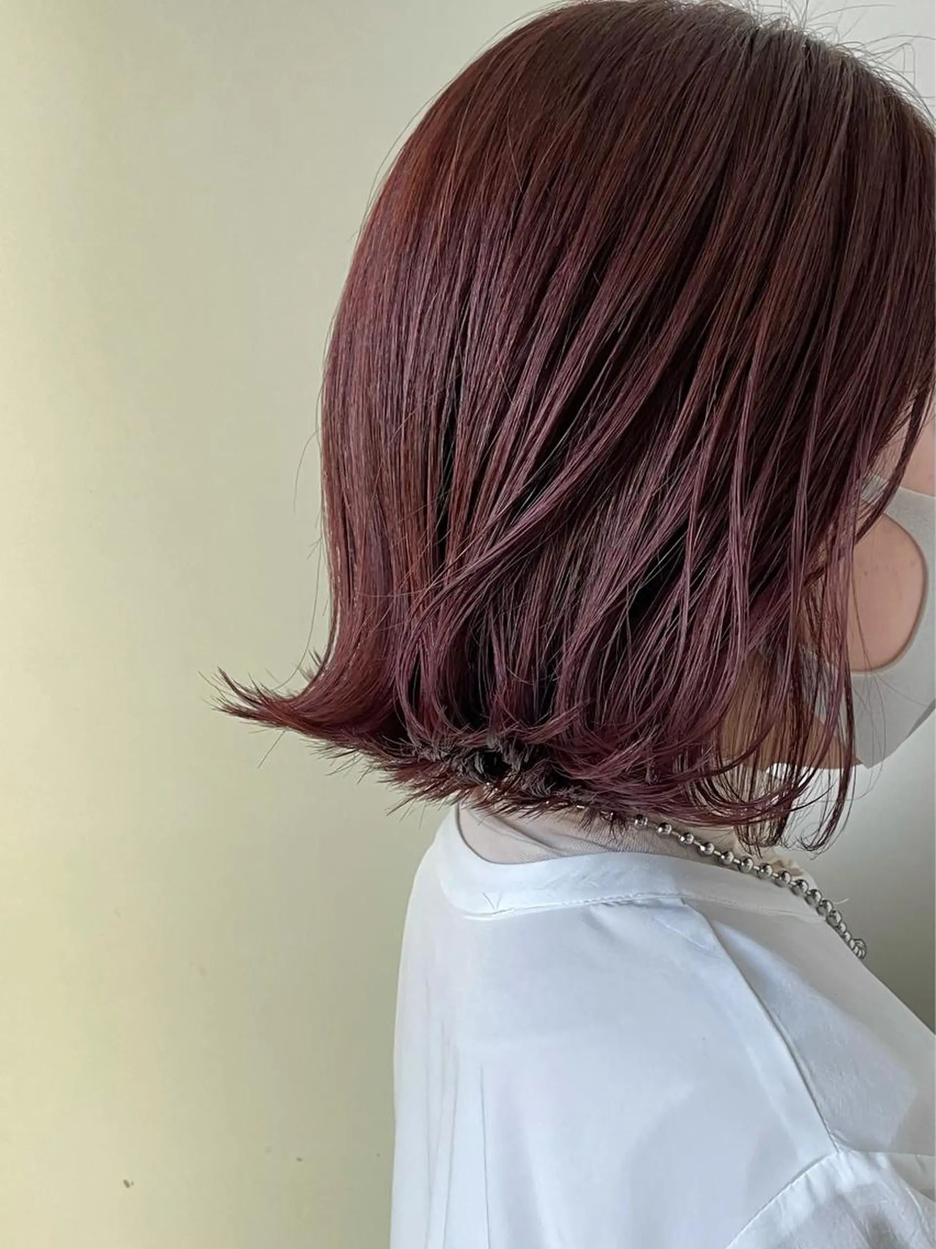 ミディアム カラー アッシュ ハイライトカラー ハイトーンカラー イルミナカラー インナーカラー 江上拓郎/ショート /酸性ストレートのヘアスタイル