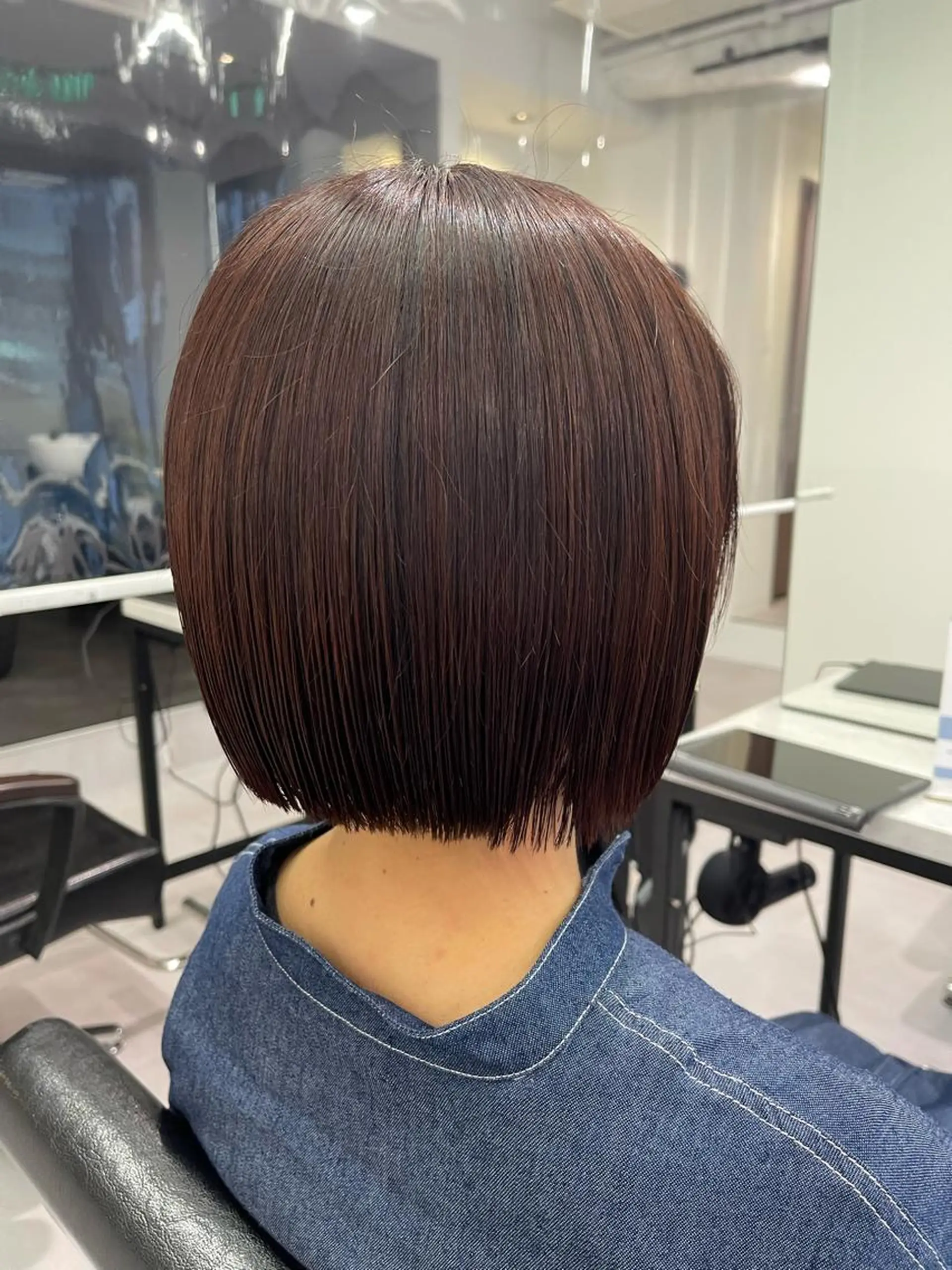 セミロング カラー ボブ指名No.1 🌼chidaのヘアスタイル