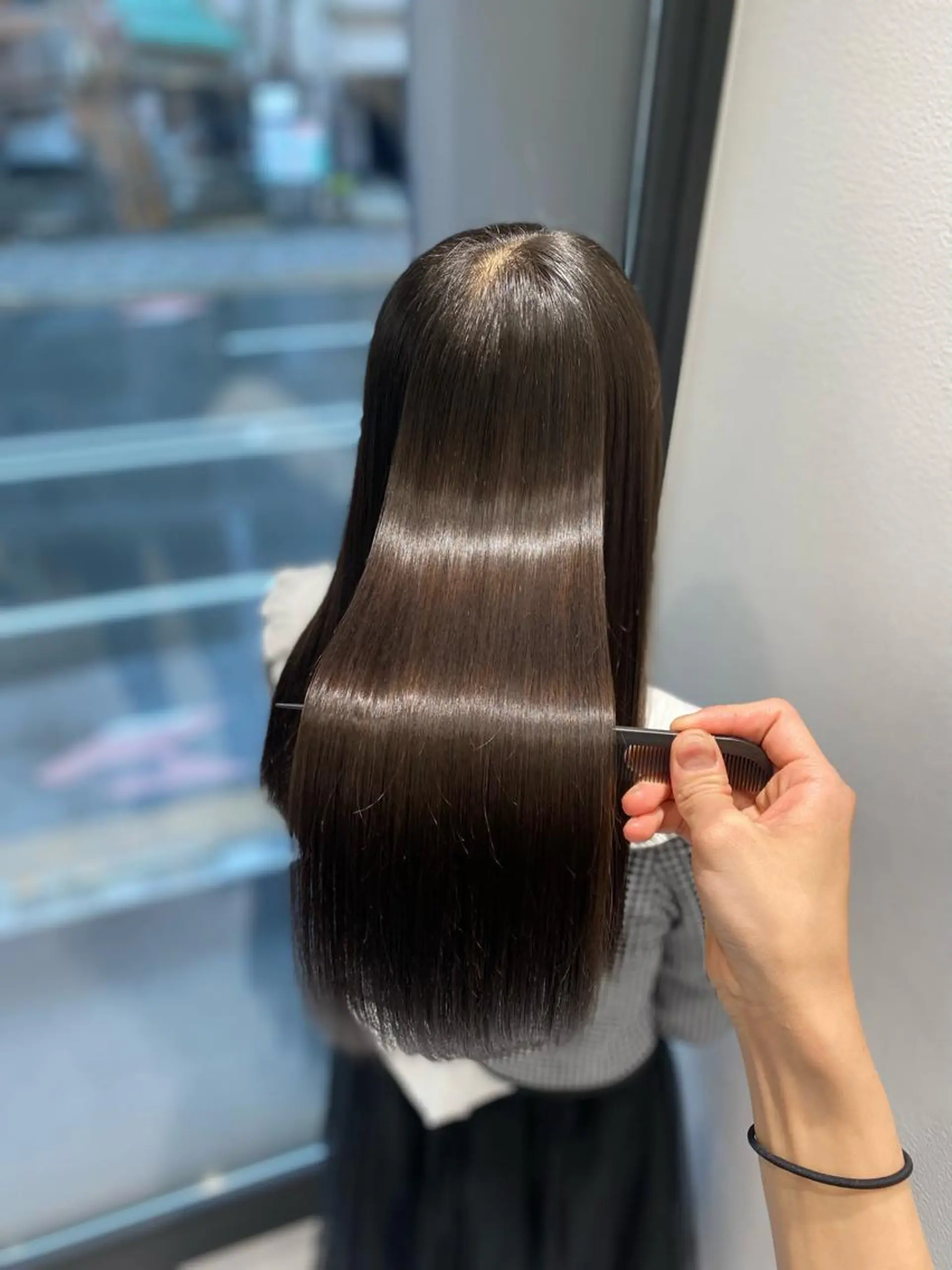 ロング カラー レイヤー/艶カラー /韓国ヘア/高松のヘアスタイル