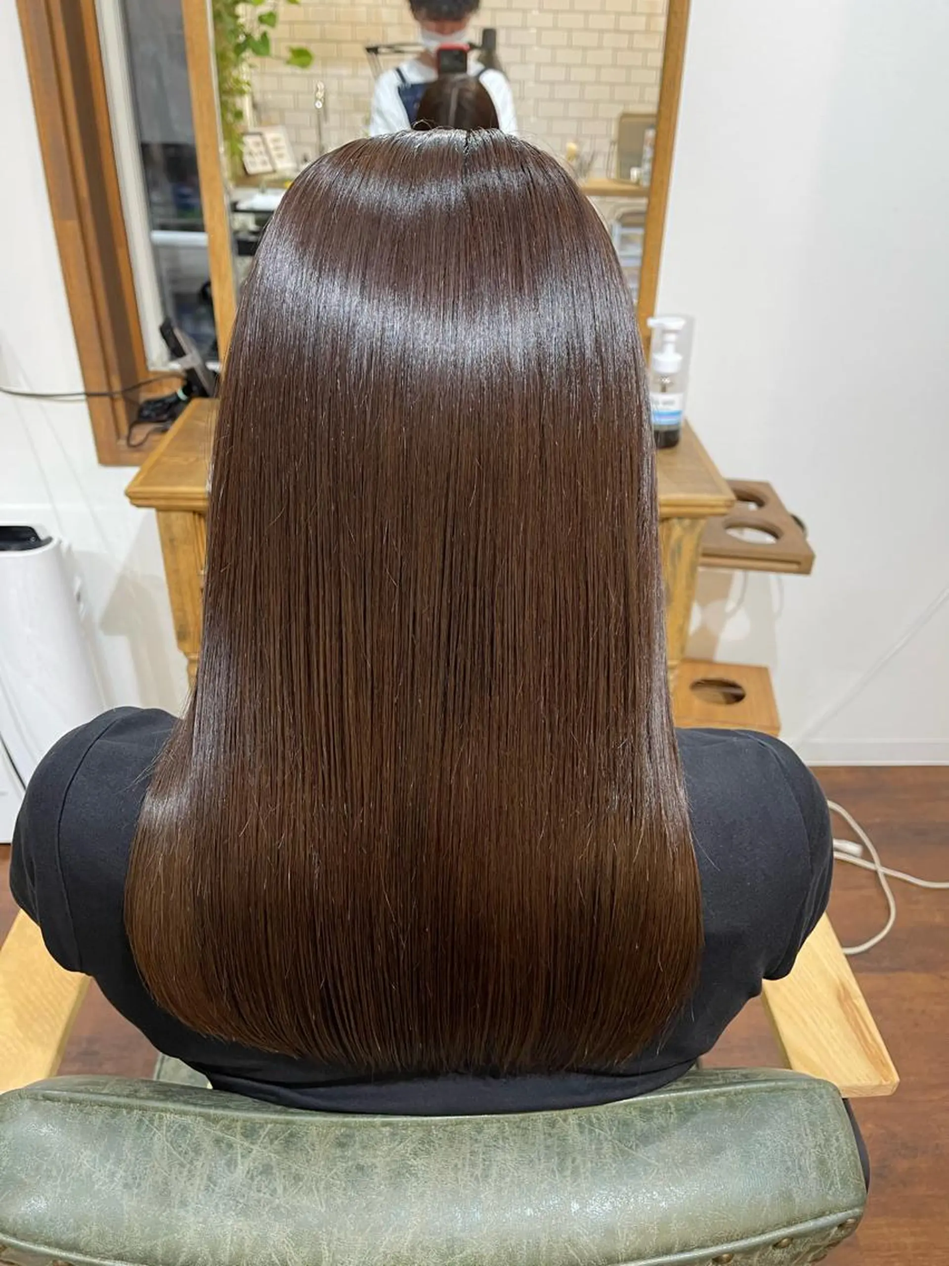 セミロング カラー マスダ ヤスノリのヘアスタイル