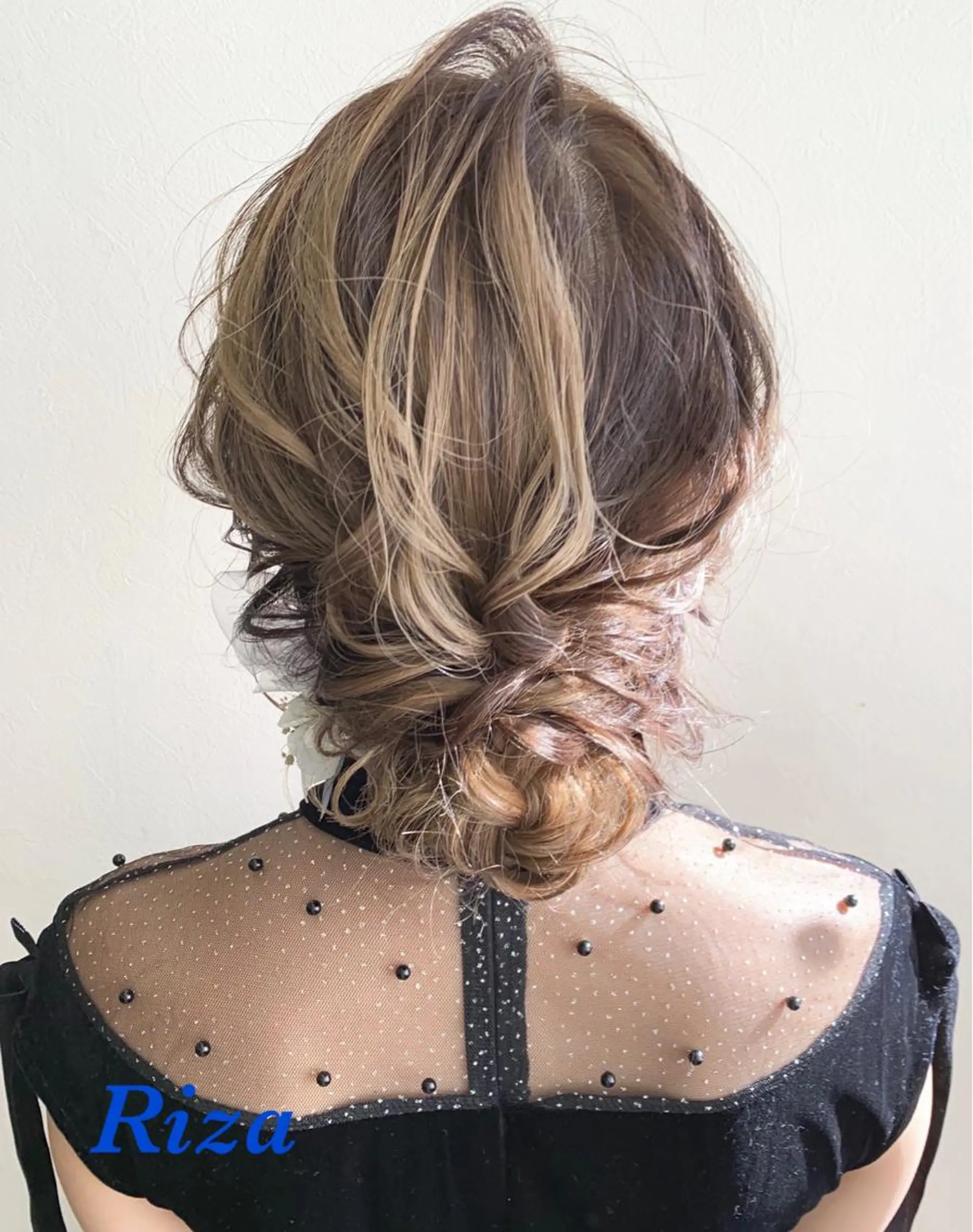 ヘアアレンジ 髪飾り 谷口 弥生のヘアスタイル