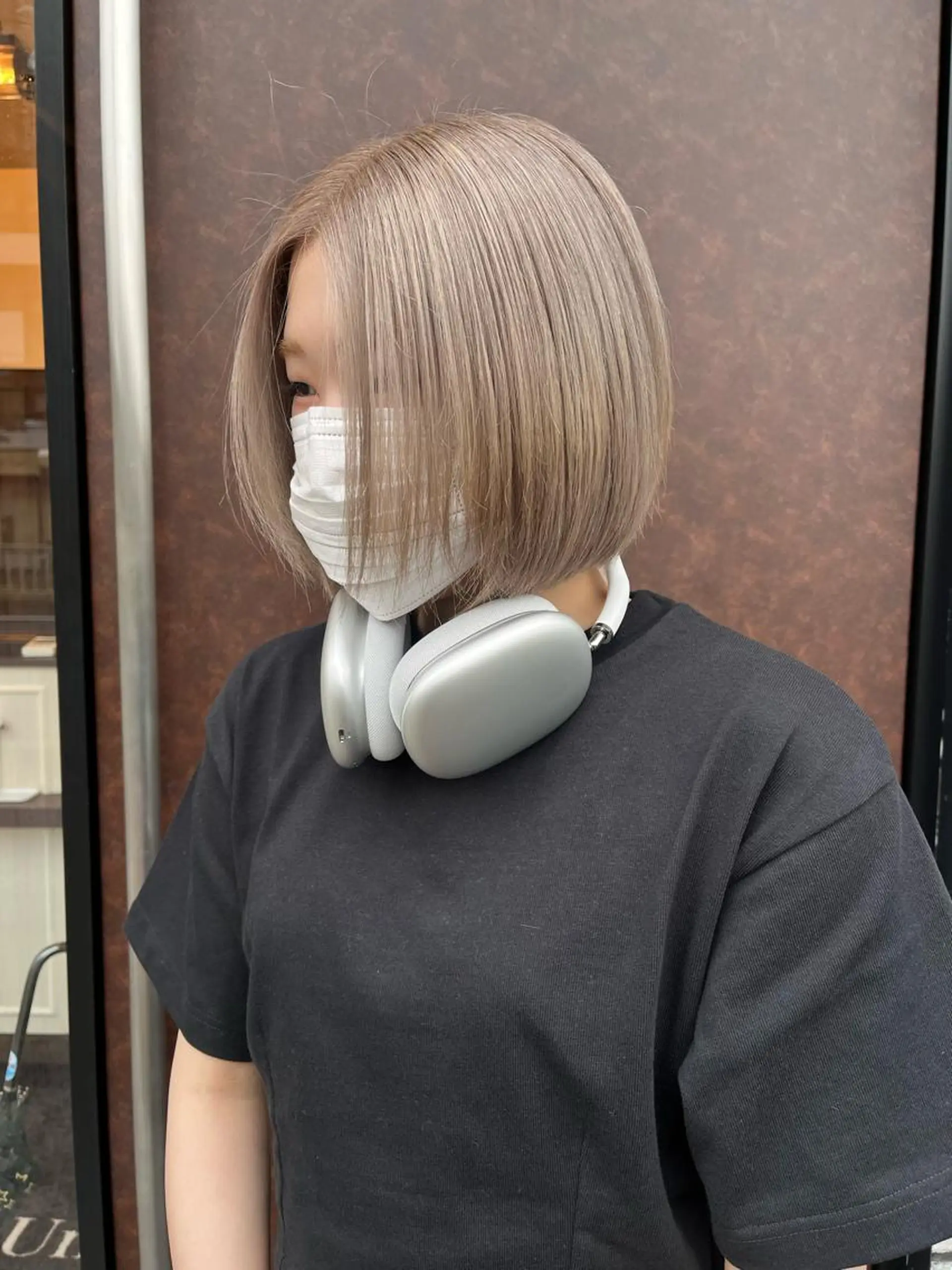 ショート カラー 渡邊 唯のヘアスタイル