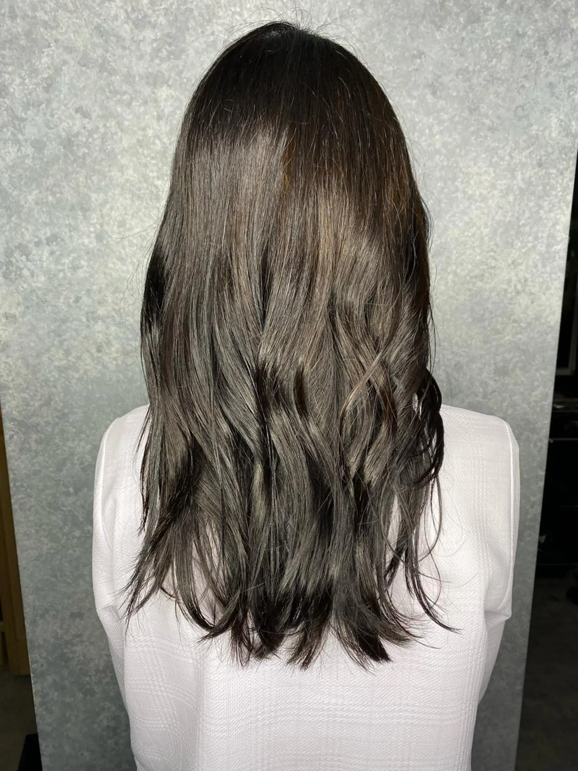 ロング カラー 黒髪 AiRU hair RIRIKOのヘアスタイル