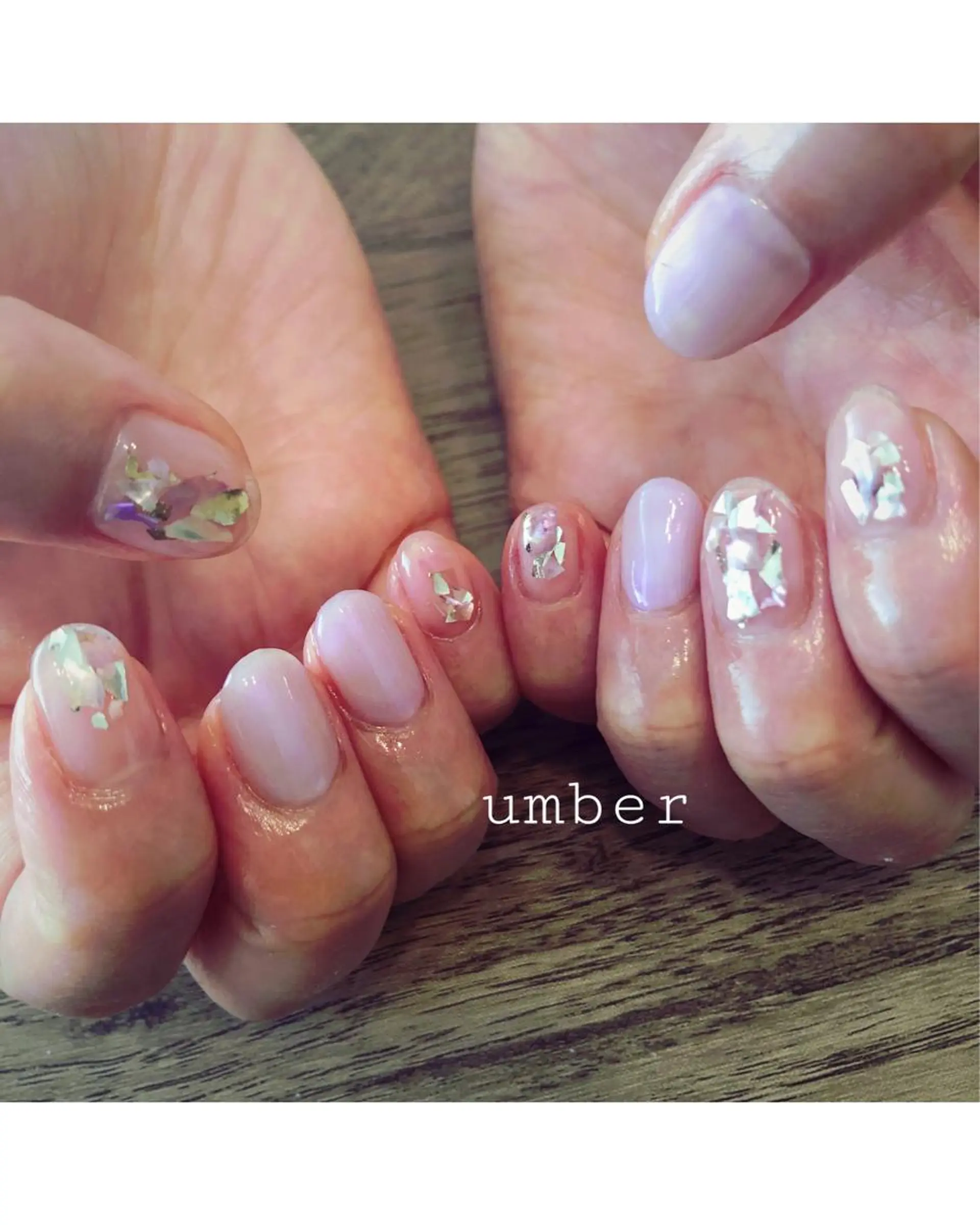 ネイル クリアネイル フットネイル フレンチネイル グラデーション マグネットネイル ハンドネイル umber 三茶1分のネイルデザイン