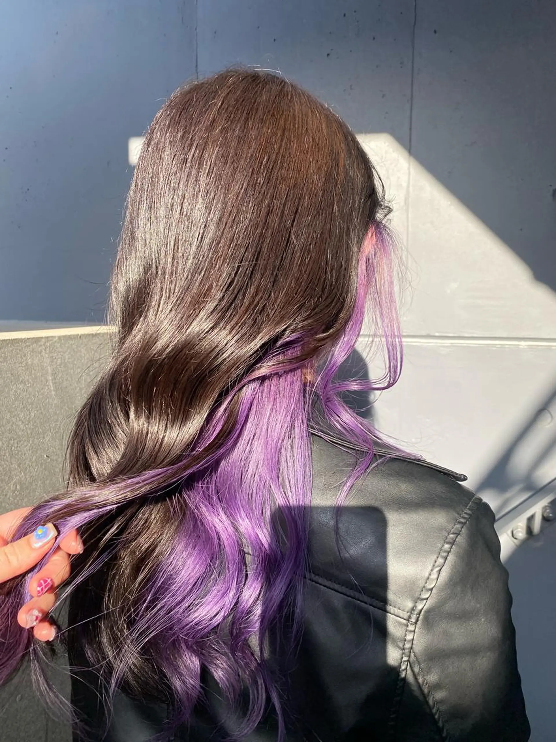 ロング カラー インナーカラー hina💟 透明感カラーのヘアスタイル