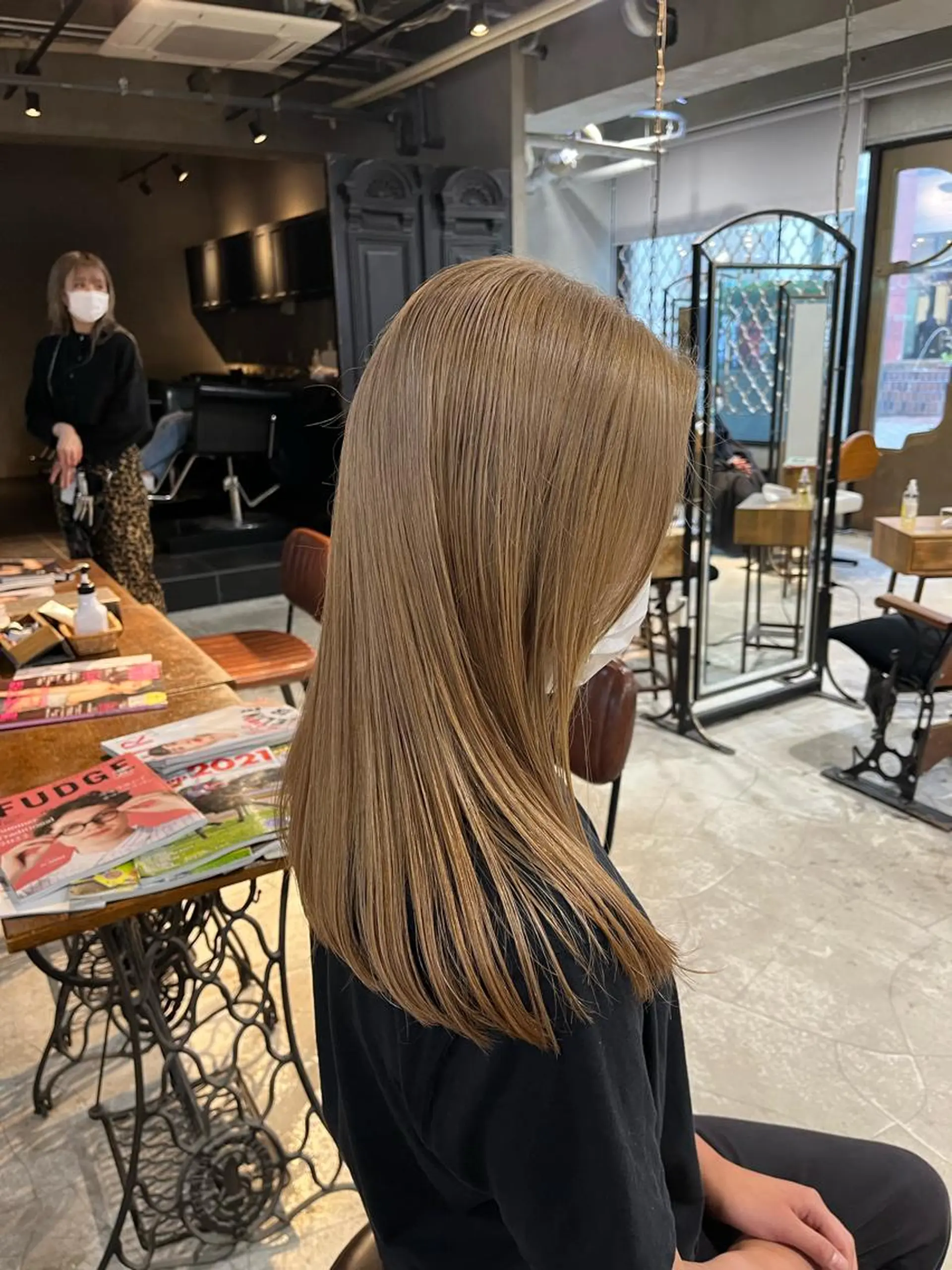 セミロング カラー ベージュカラー ブリーチ カット ヘアカラー トリートメント ✨メンズスタイル✨ Daiのヘアスタイル