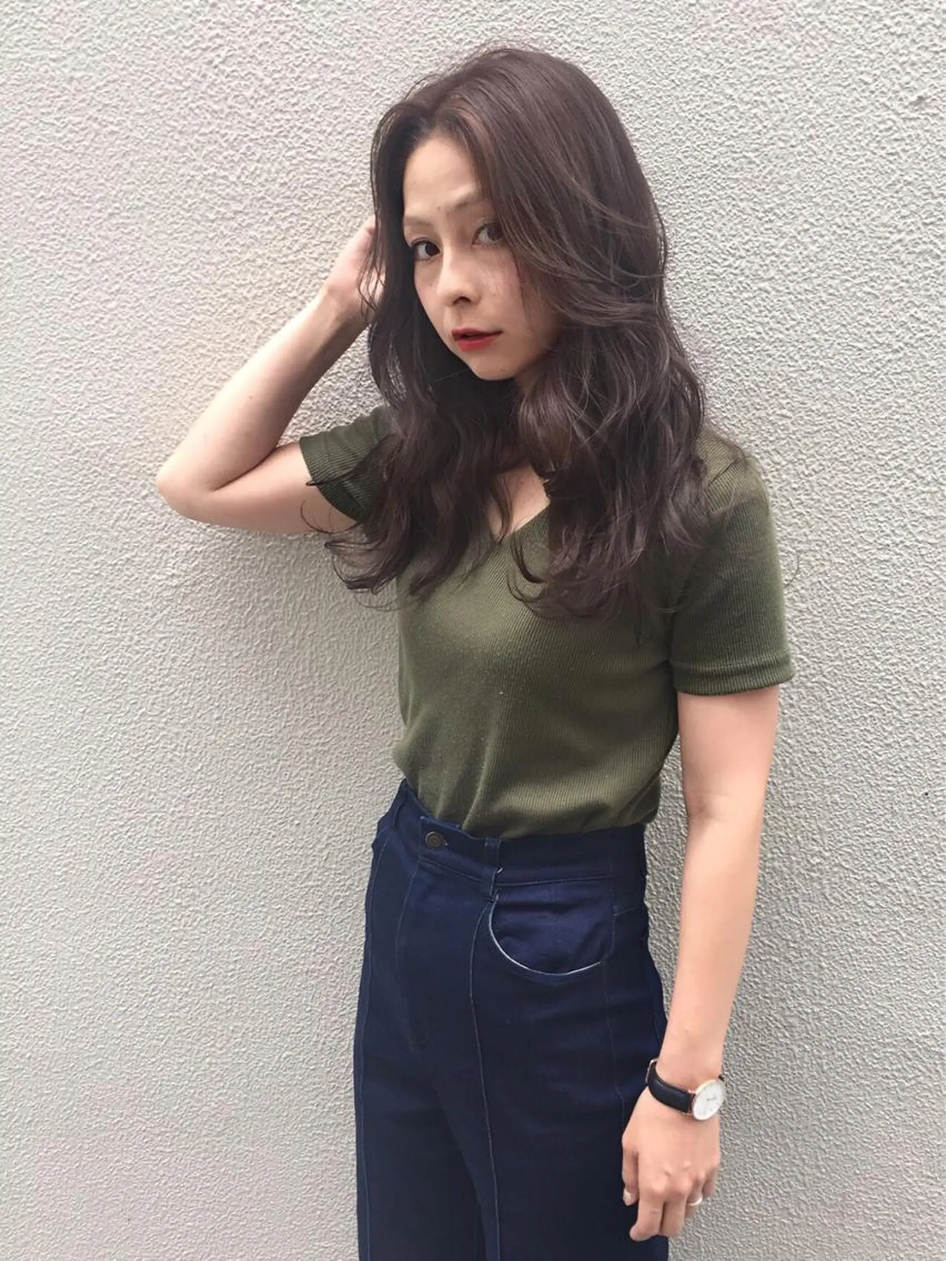 ショート ミディアム セミロング ロング カラー Teramura Kaoriのヘアスタイル