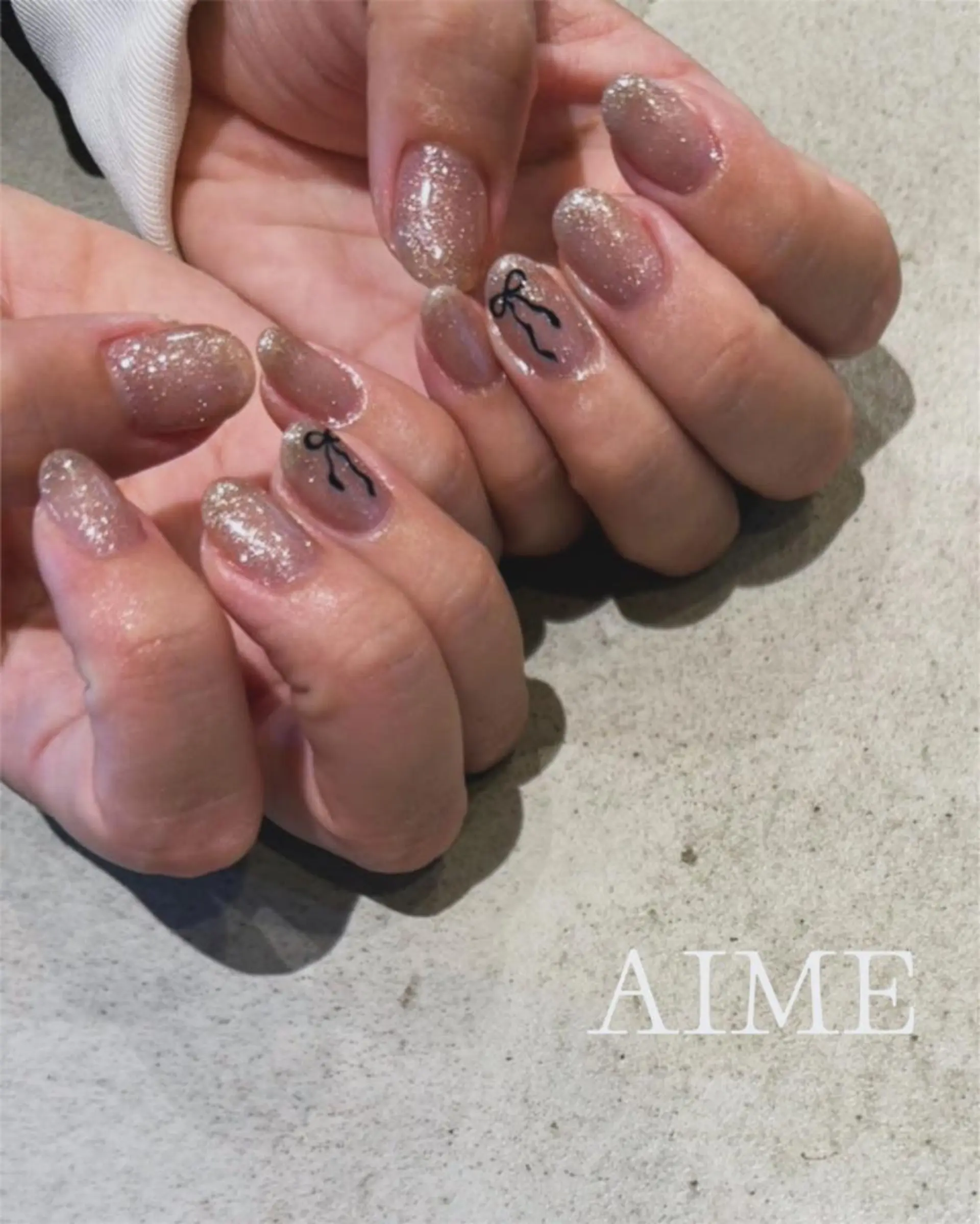ネイル アートネイル ハンドネイル AIME （momo）のネイルデザイン
