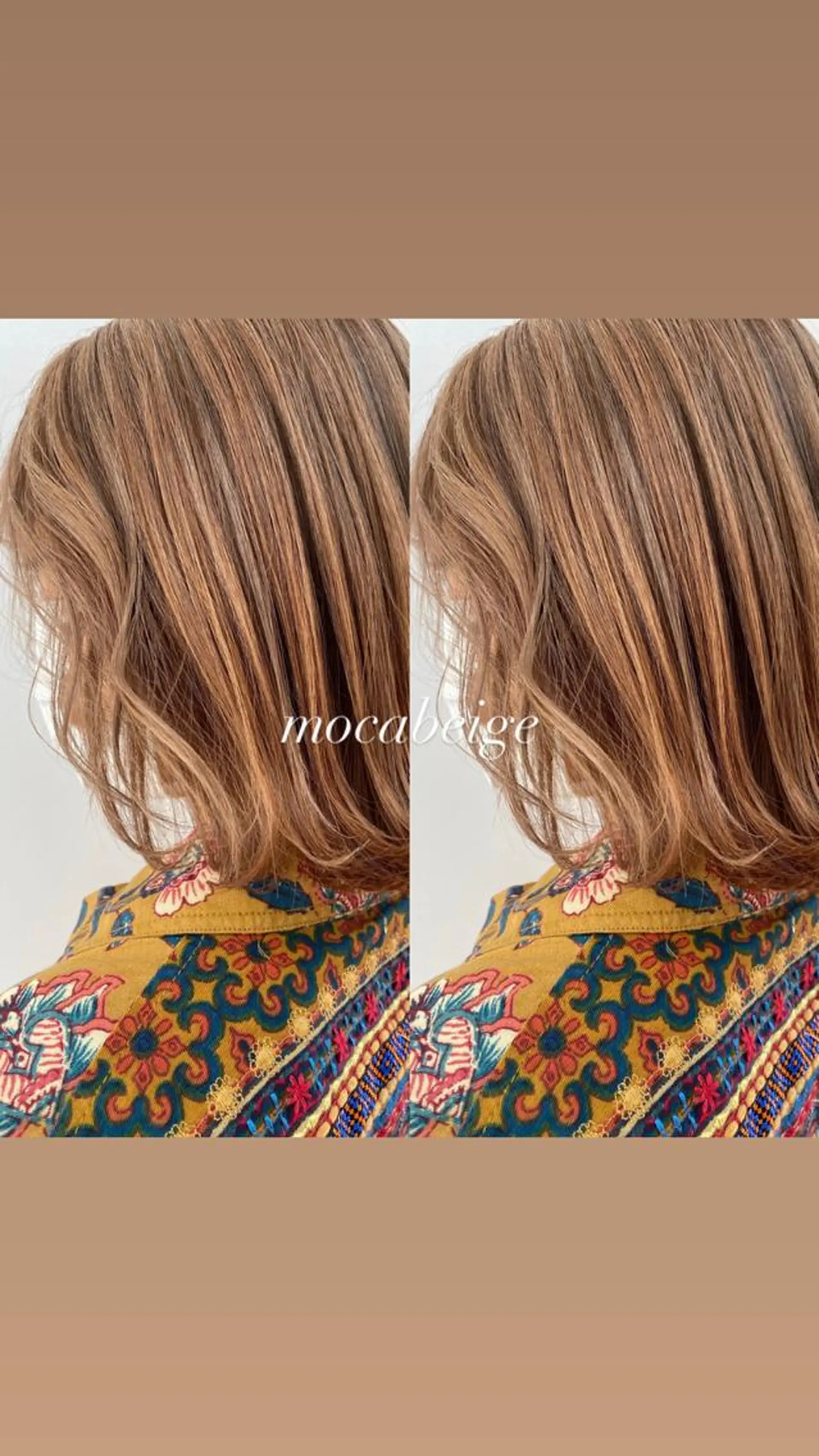 セミロング カラー ヘアアレンジ ヘアカラー トリートメント 🌻Insta指名 NO.1🌻Shoのヘアスタイル