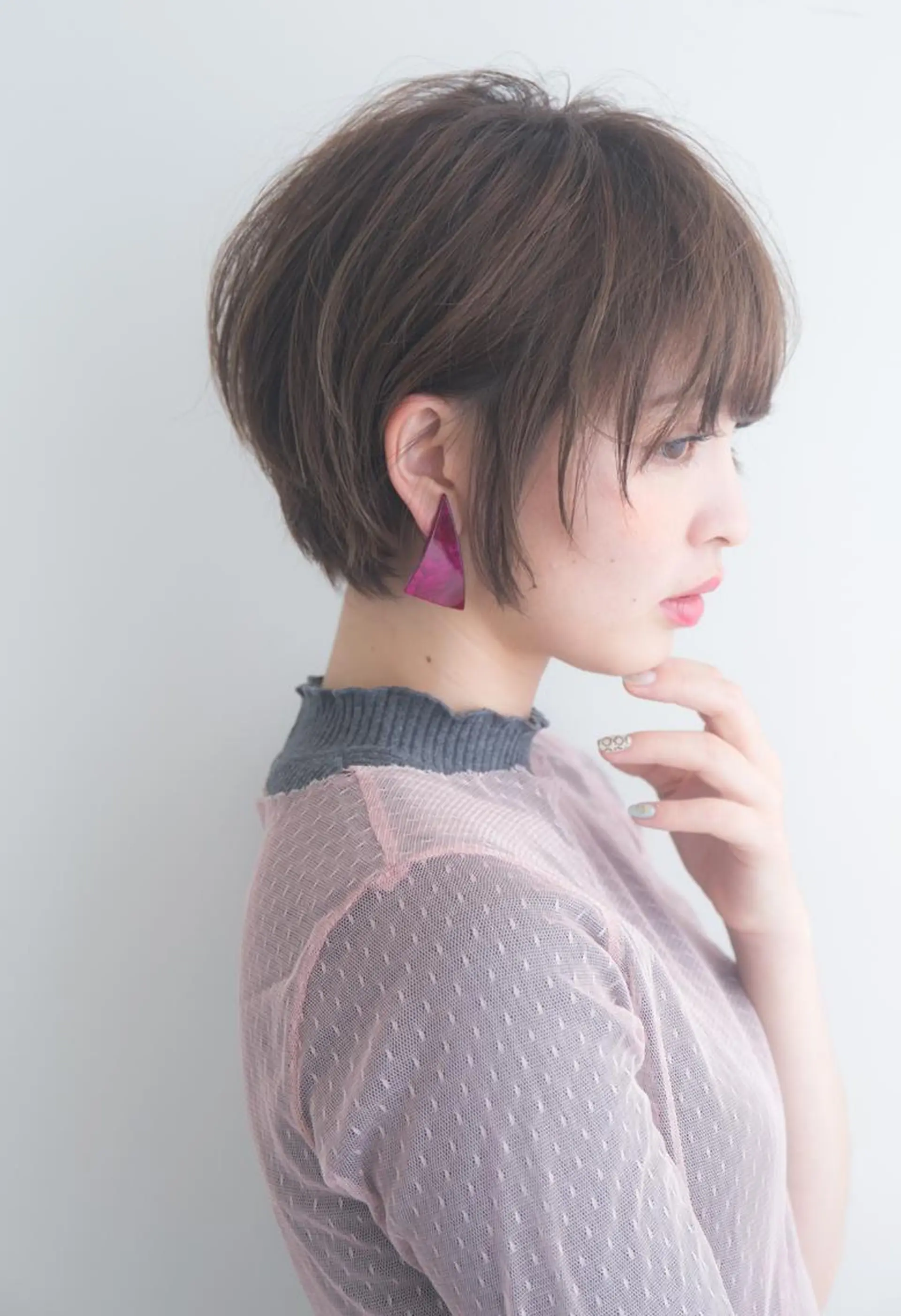 ショート 羽田 ひろむのヘアスタイル
