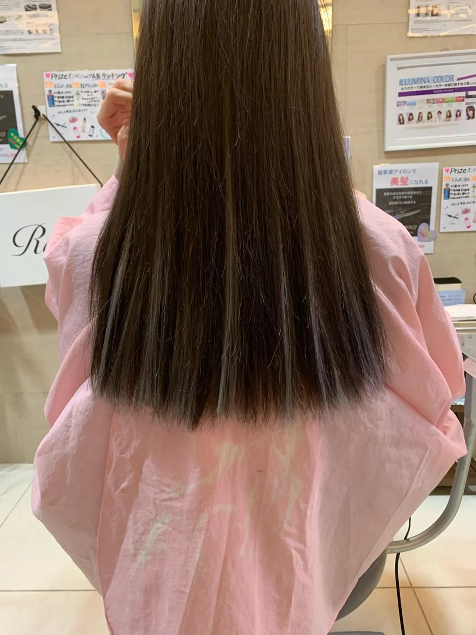 セミロング エクステ ハイライト ブリーチ特化 ハイトーンRYOYAのヘアスタイル