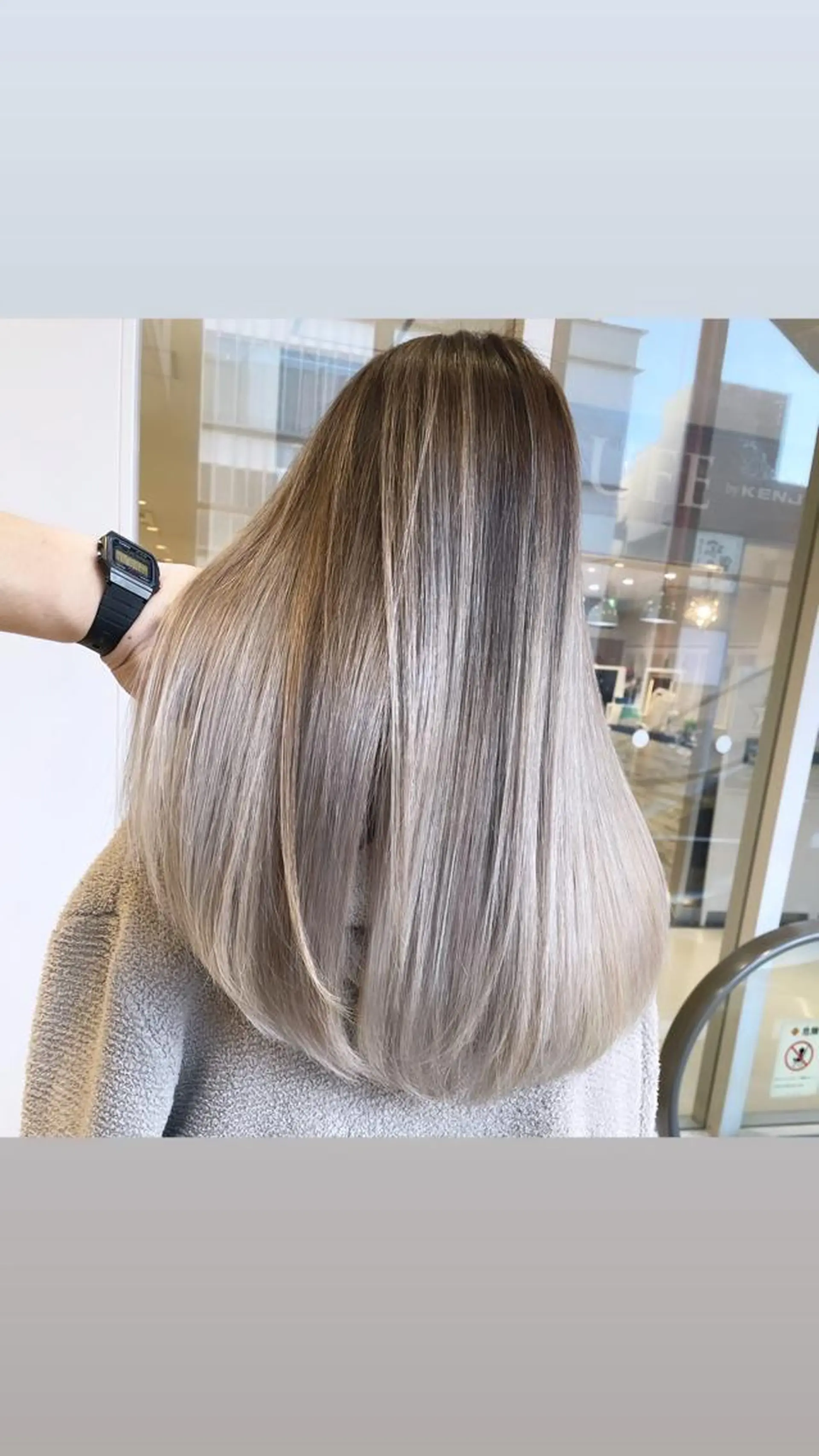 ロング カラー SALOWIN  原宿ash所属・タナカ タクヤのヘアスタイル