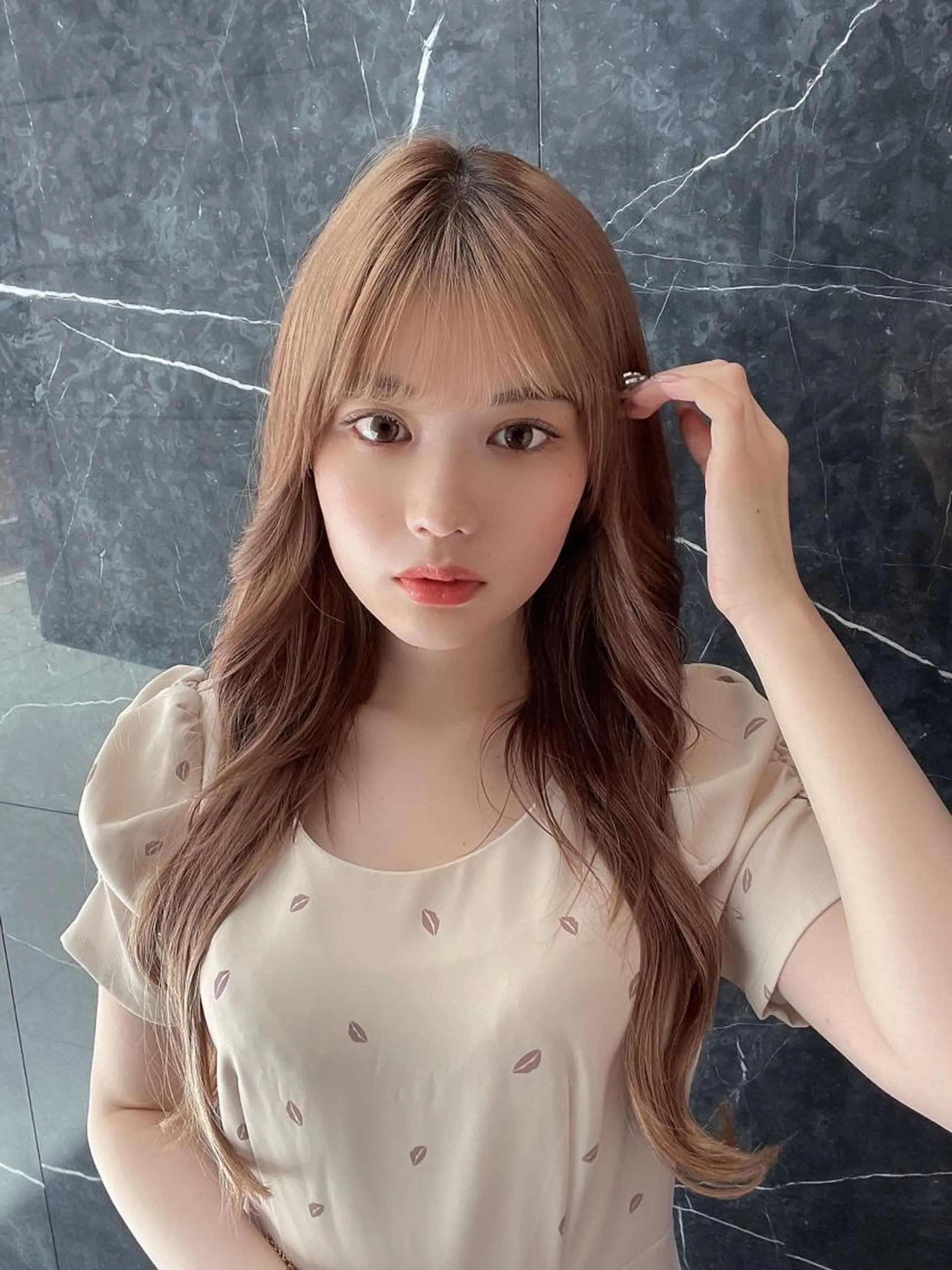 ロング カラー 顔周り特化/韓国ヘア /レイヤー/吉野幸大のヘアスタイル