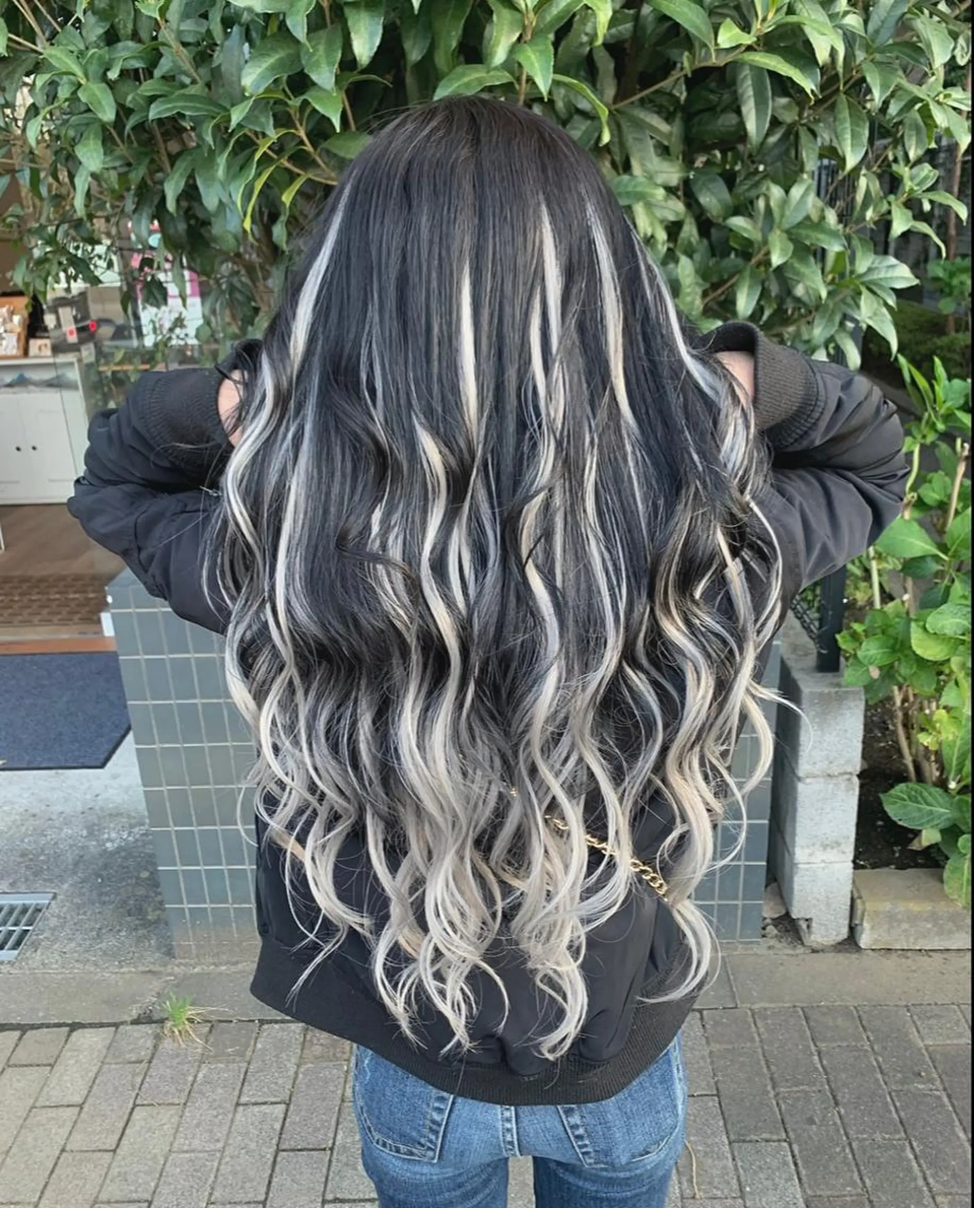 ロング シールエクステ エクステ レイヤーカット Fan.ray副店長 🌈 HIBIKIのヘアスタイル