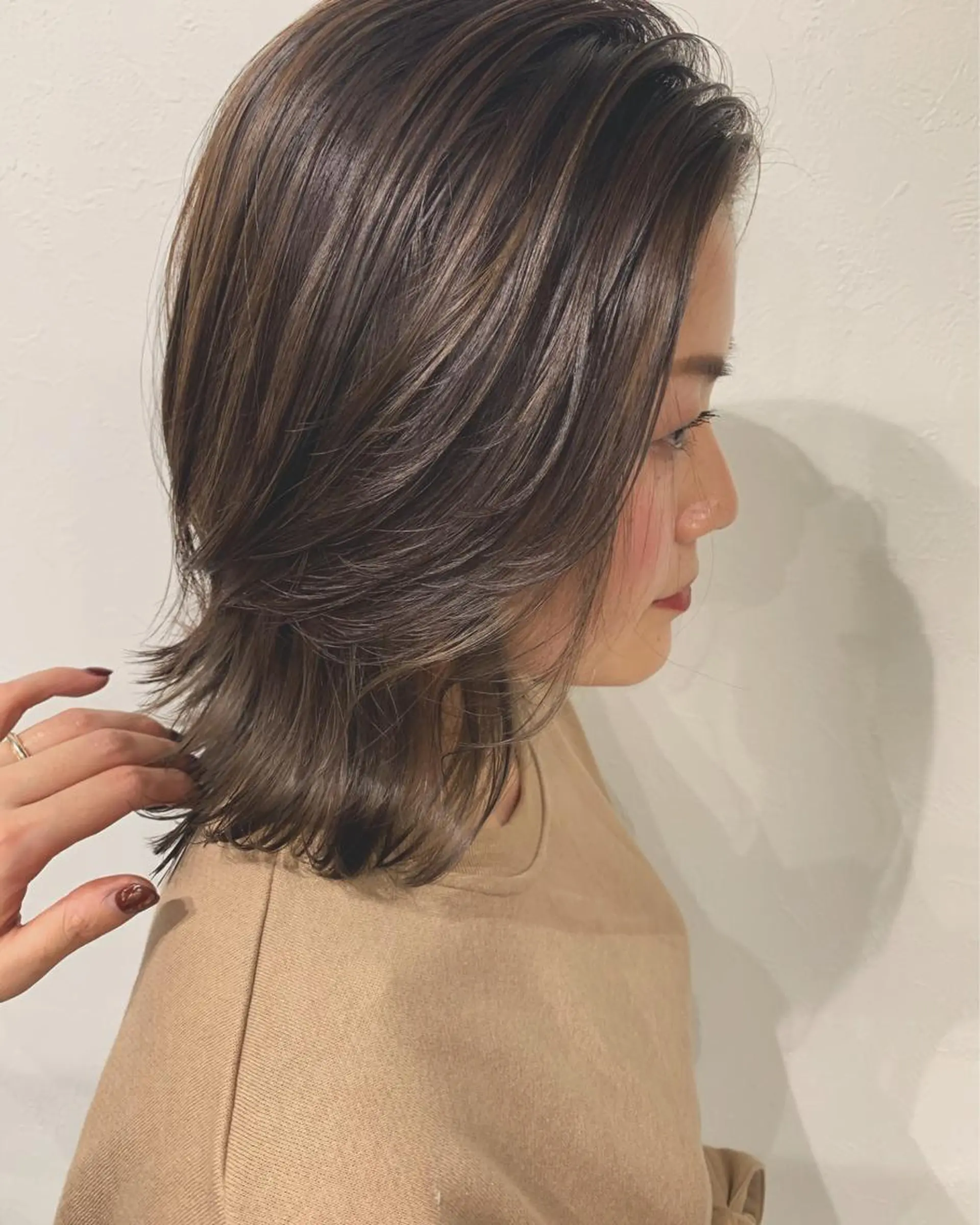 ミディアム カラー ヘアカラー ブリーチ/アレンジ 天満/chihiroのヘアスタイル