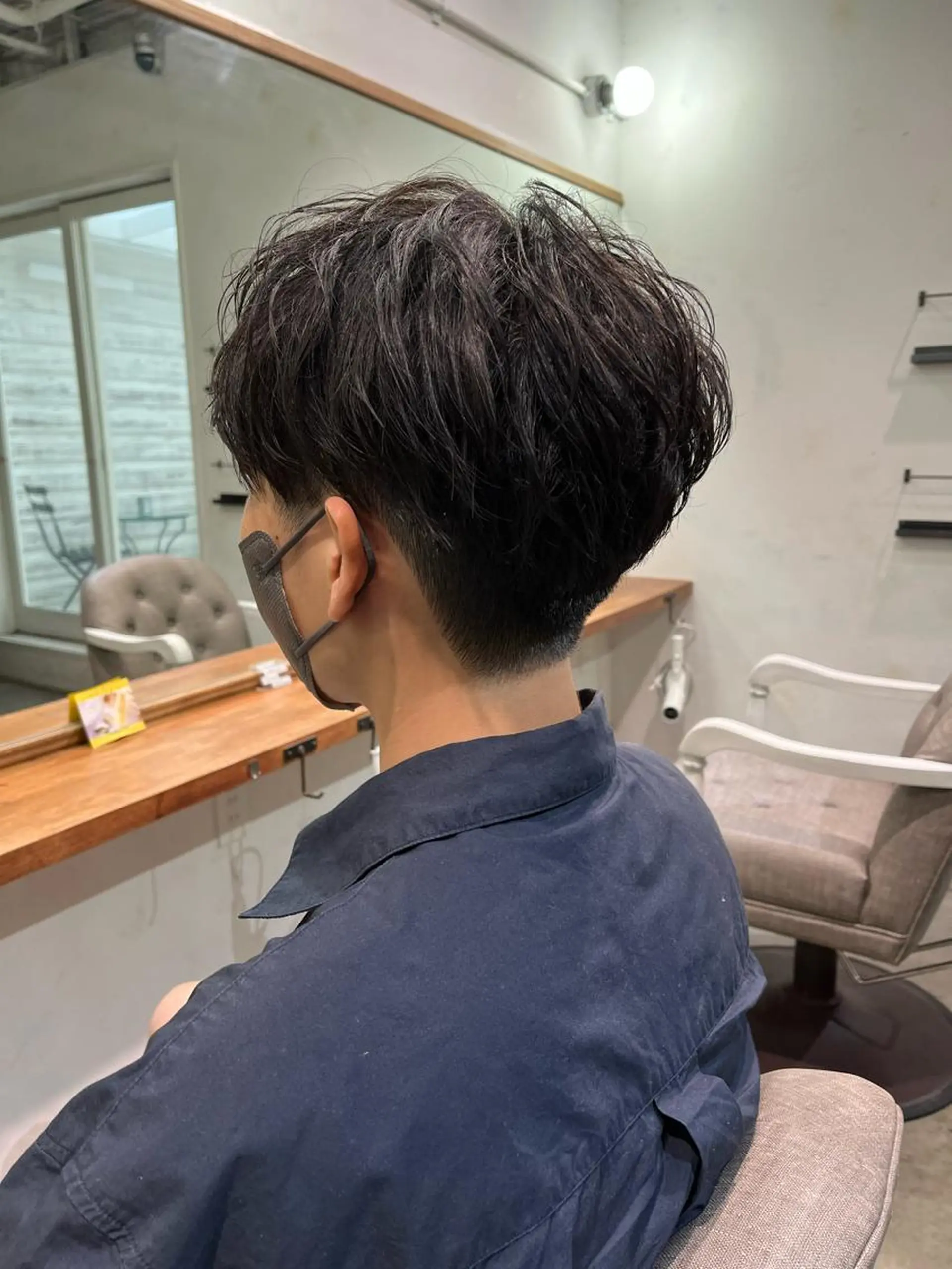 ショート カラー パーマ メンズ アイブロウ メンズアイブロウ 京都駅メンズカット/ パーマ/Keigoのヘアスタイル