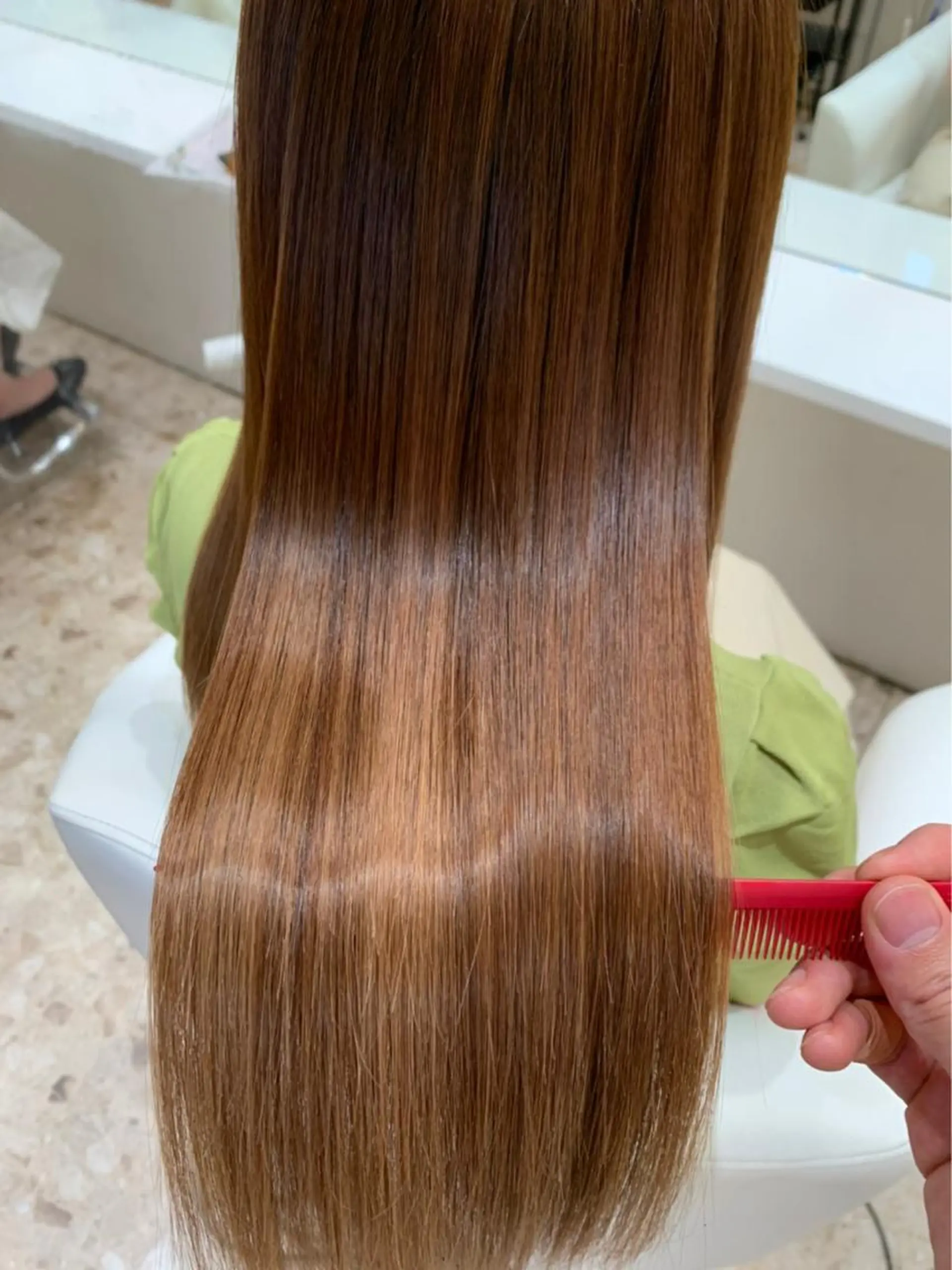 ロング レイヤーカット/ 髪質改善/羽柴りくのヘアスタイル