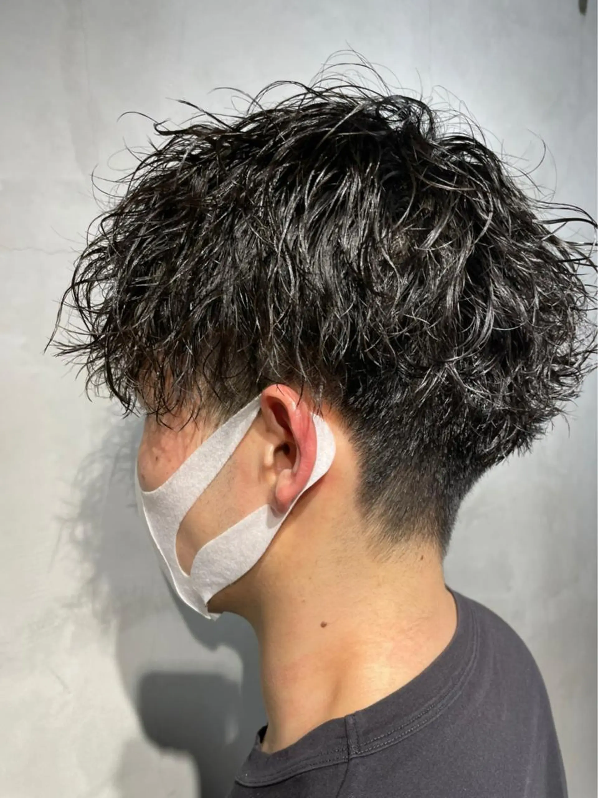 パーマ メンズ カット パーマ 寄主 洸雅のヘアスタイル